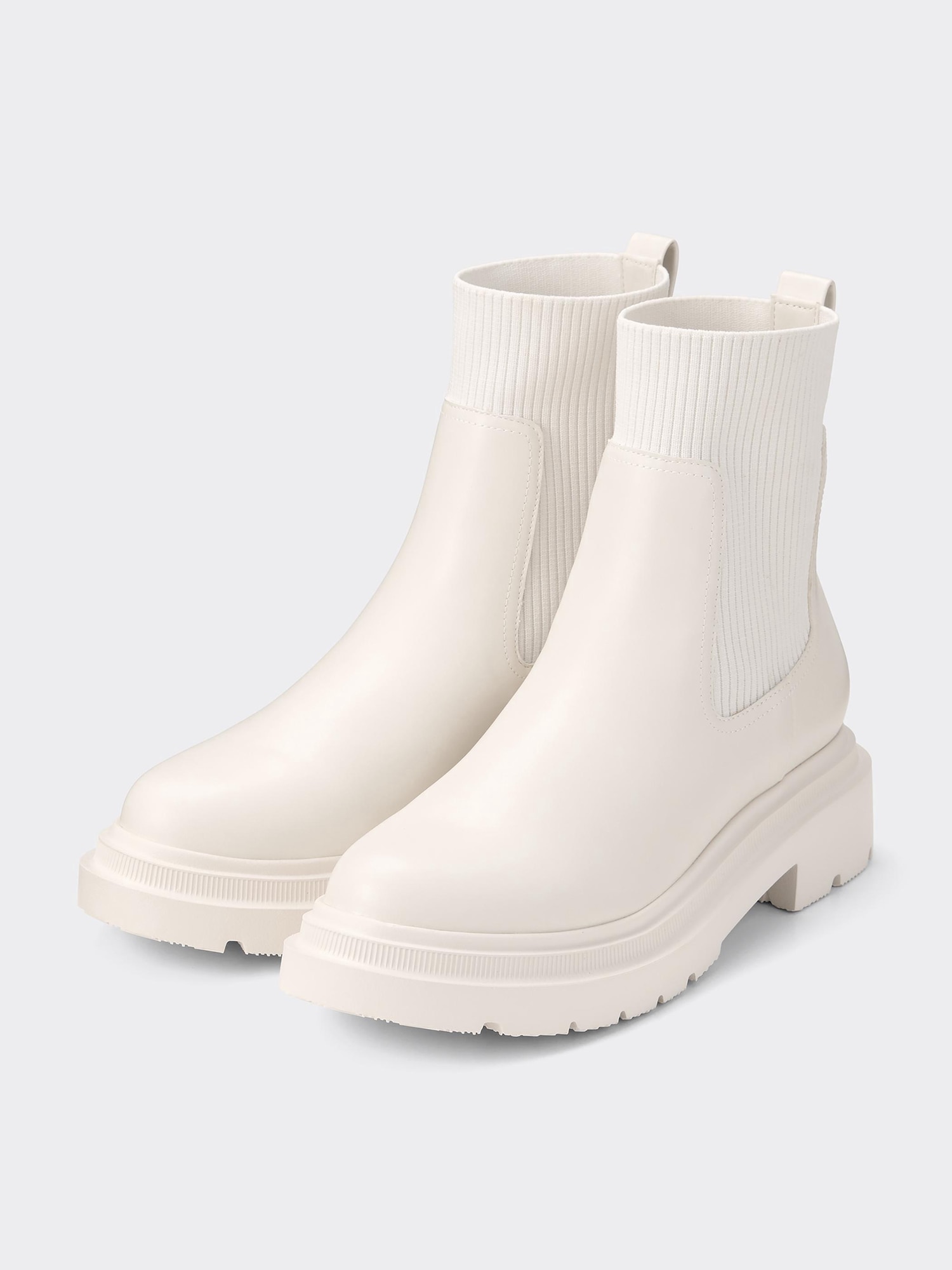 Риб knitted sock boots — GU