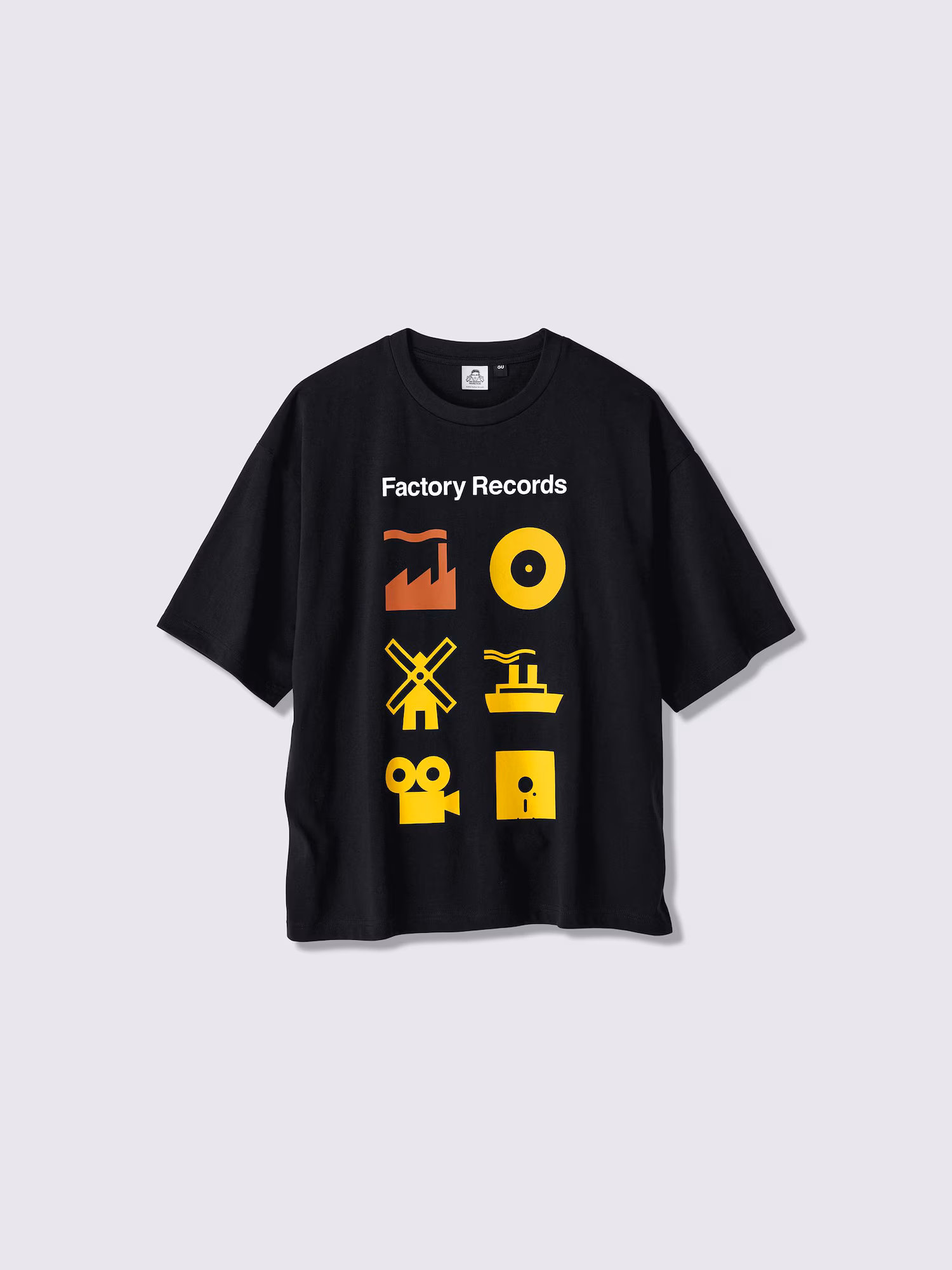 Свободная графическая футболка Factory Records PF — GU