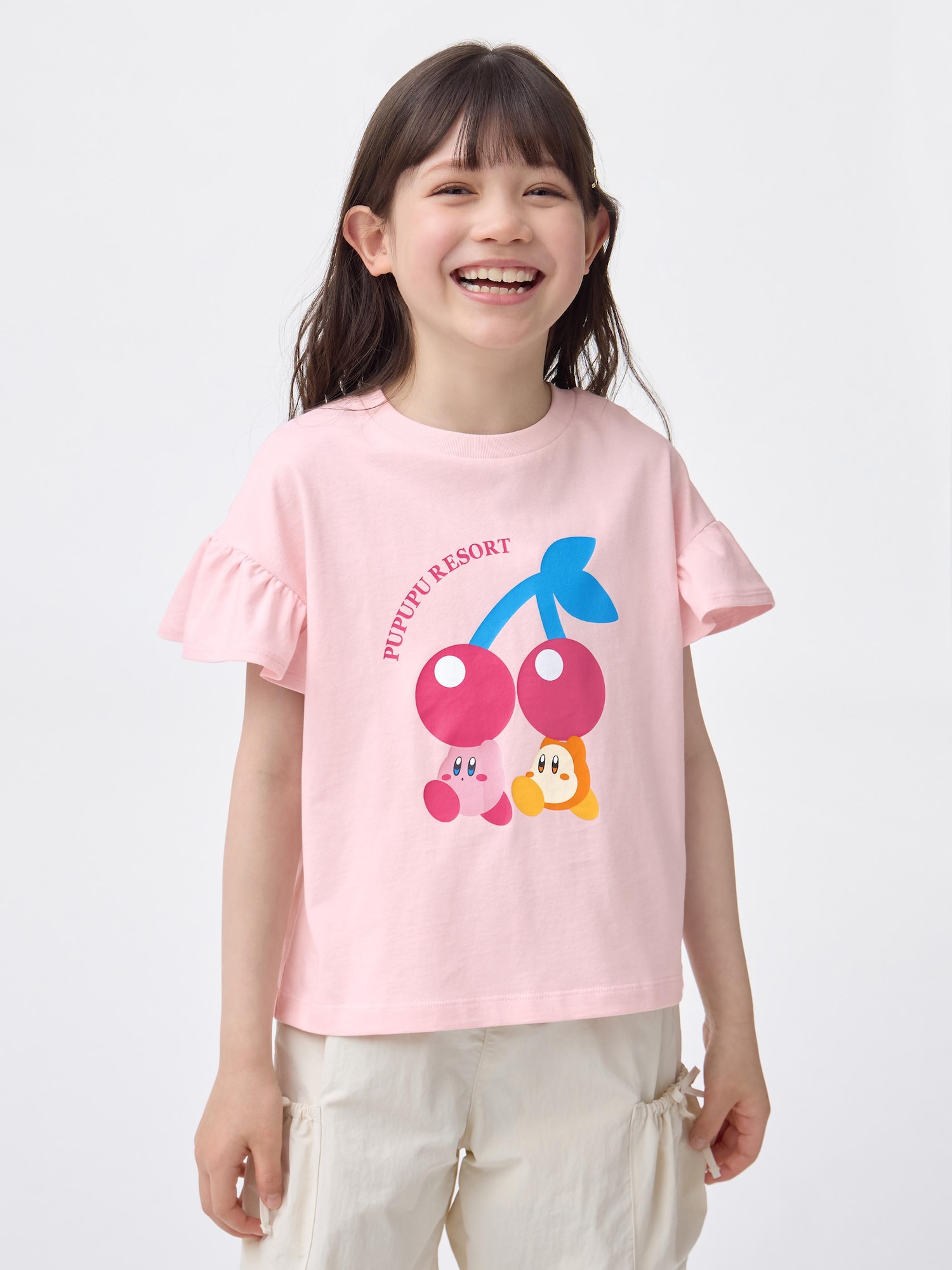 Girls футболка с принтом Kirby — GU