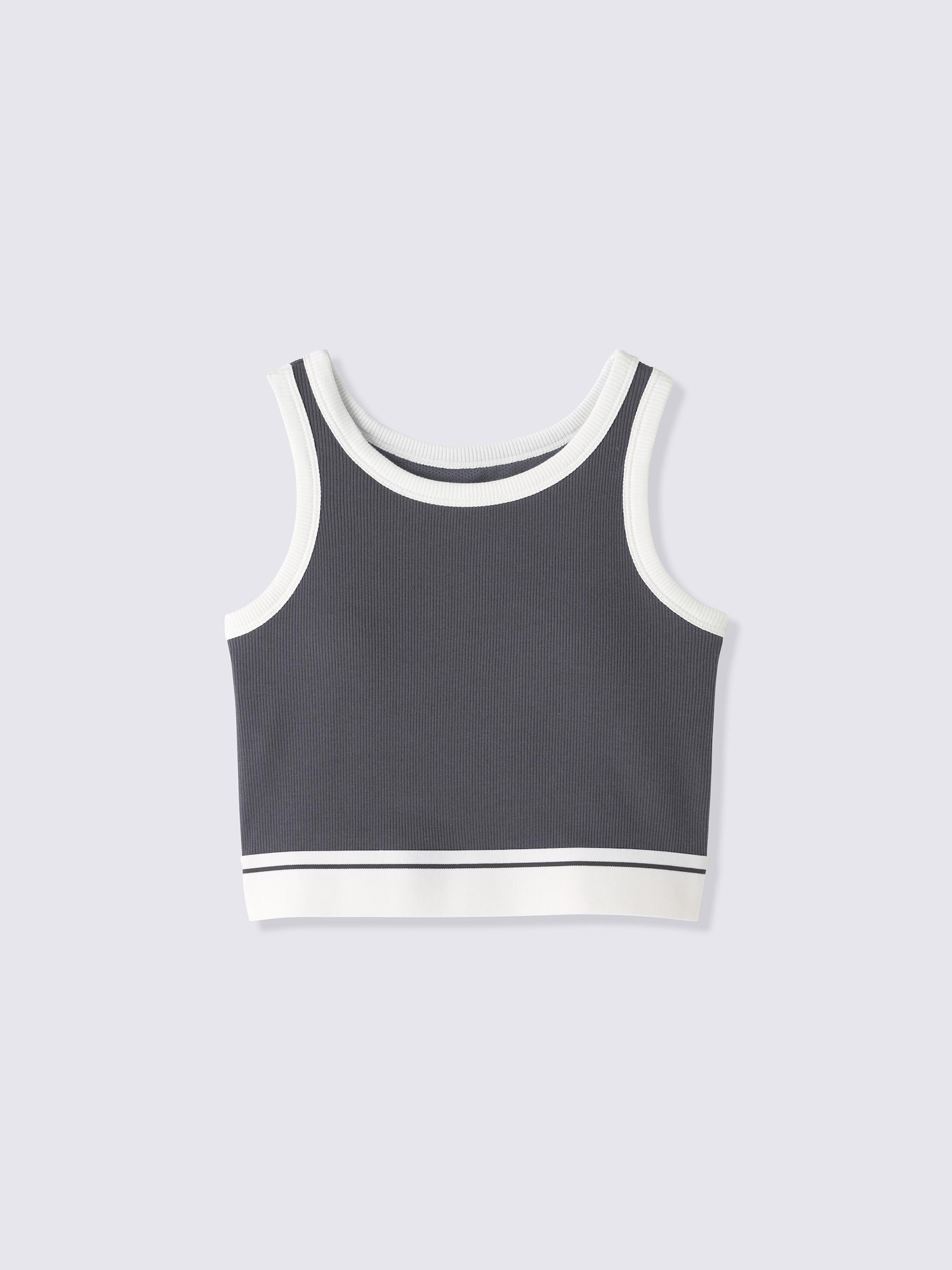 GIRLS BRA FIELD Petit Rib Cropped Tank Top (Sports) — GU