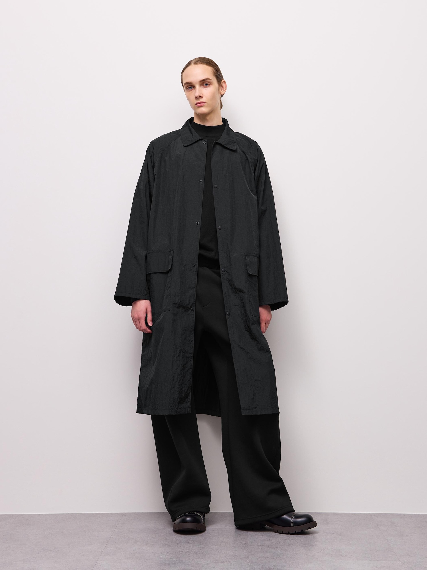 Пальто nylon оверсайз MN — GU