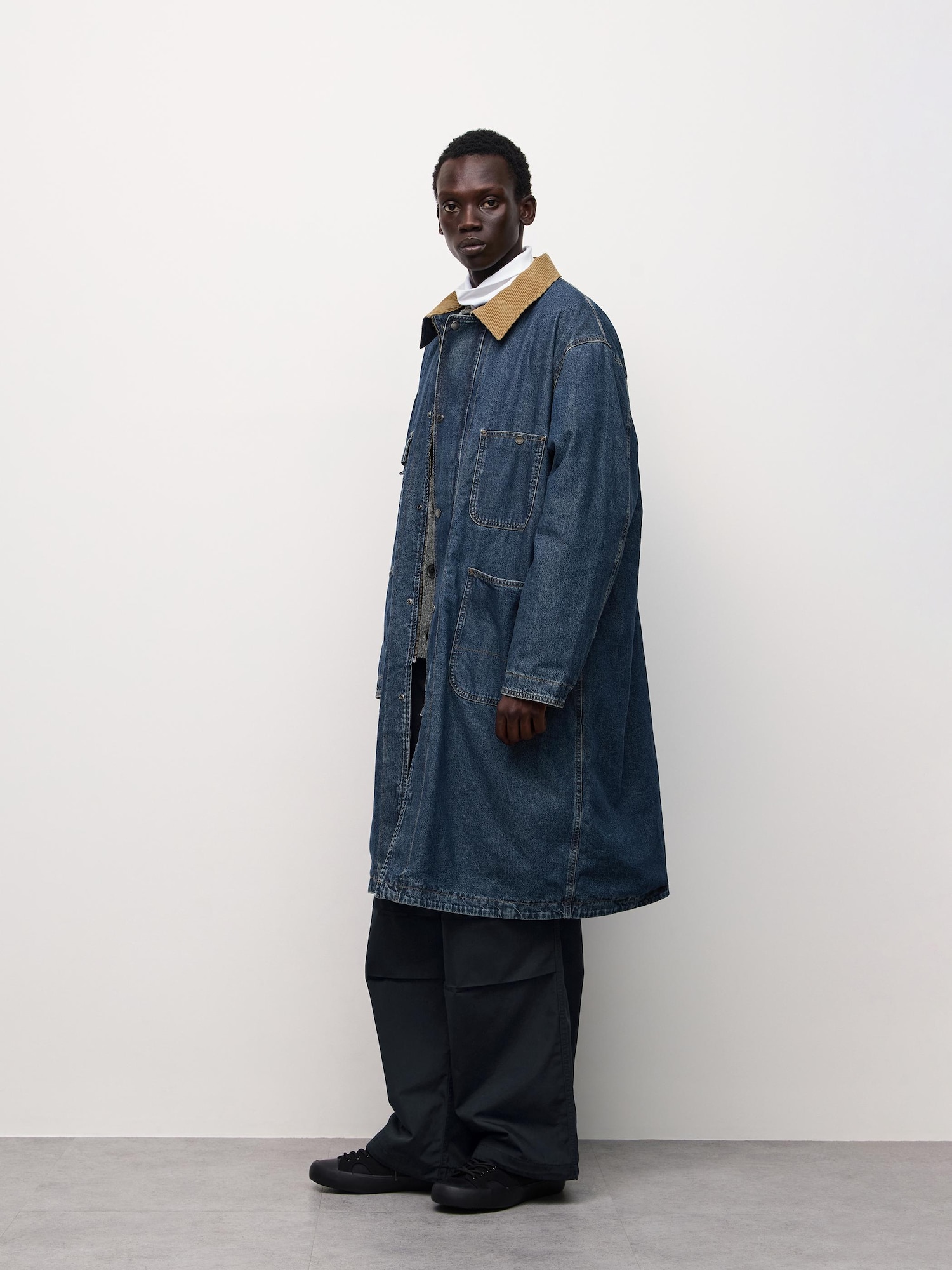 Утеплённое рабочее пальто оверсайз ENGINEERED GARMENTS — GU