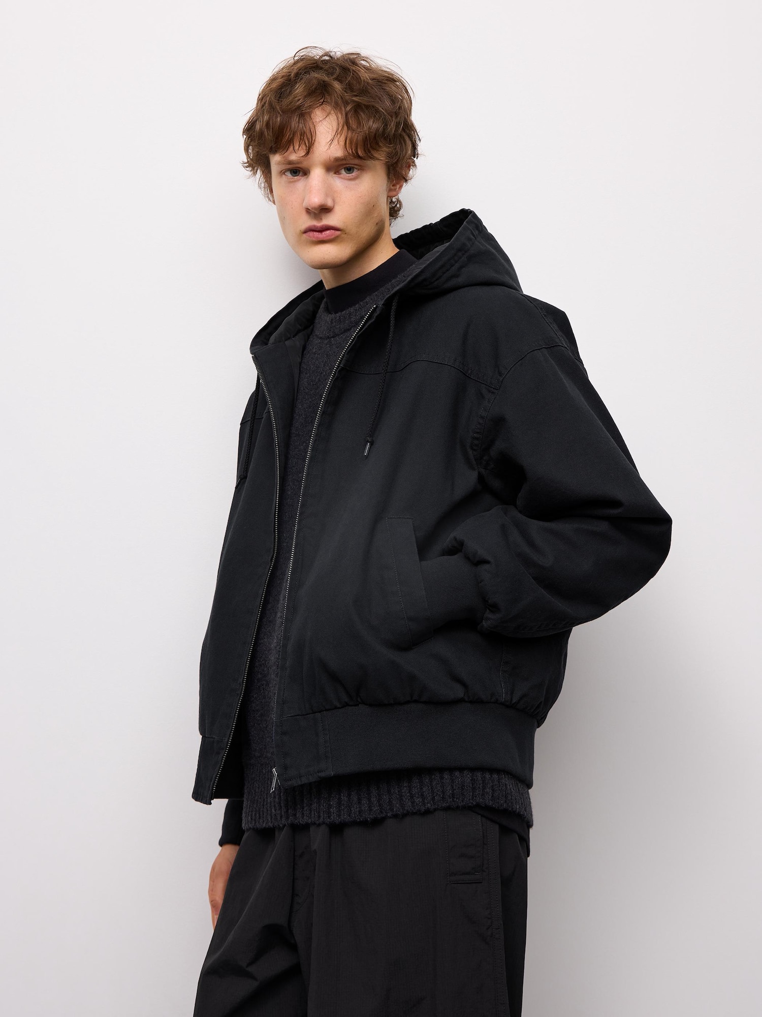 Парка padded zip-up UL — GU