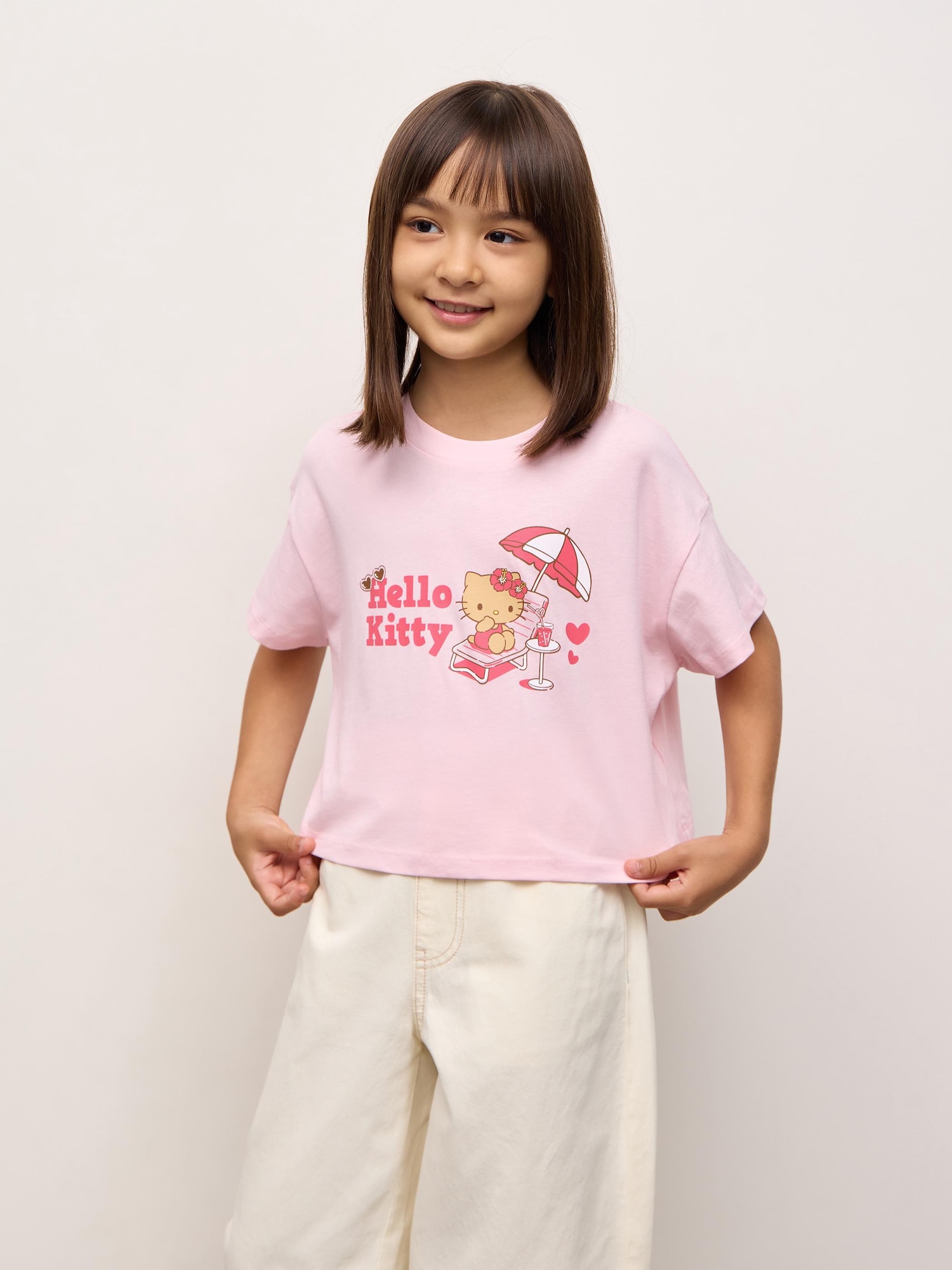 Girls футболка с принтом Sanrio — GU