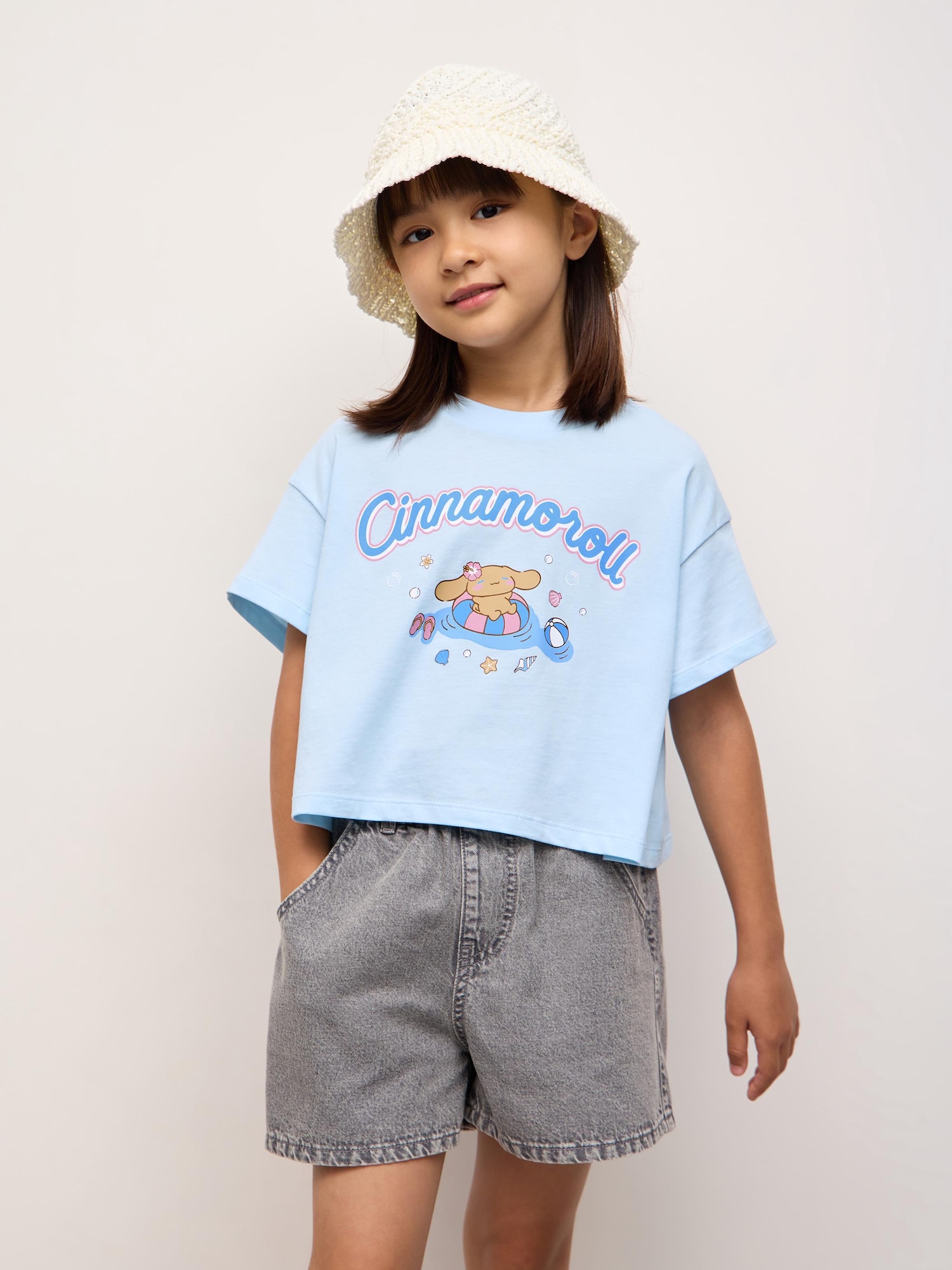 Girls футболка с принтом Sanrio — GU