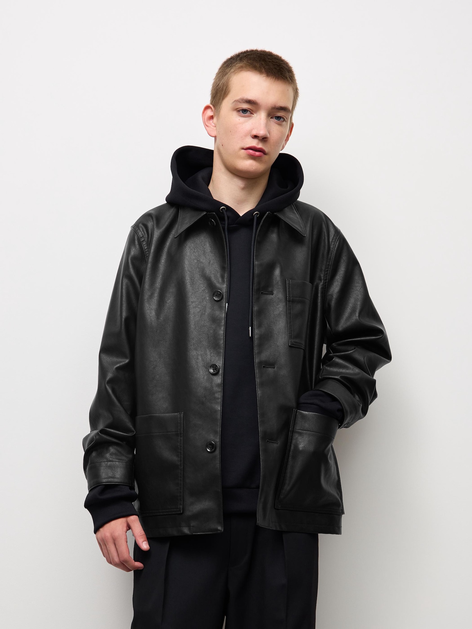Комбинезон fake leather MN — GU