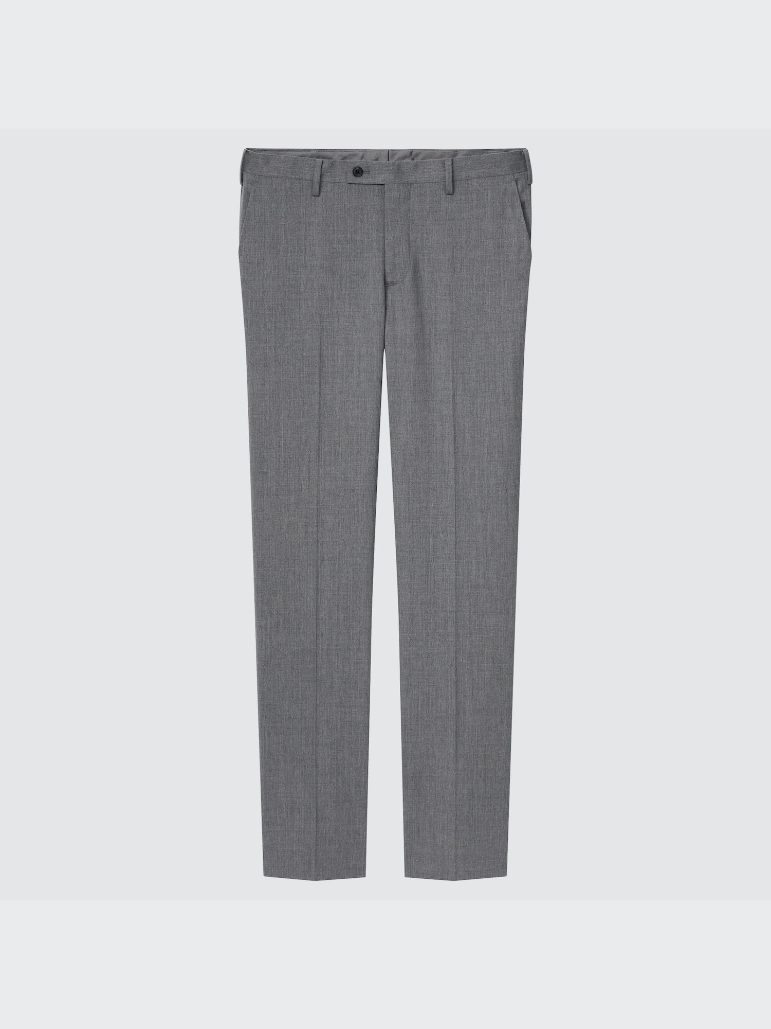 Шерстяные брюки slim fit, эластичные (2021), часть костюма — UNIQLO