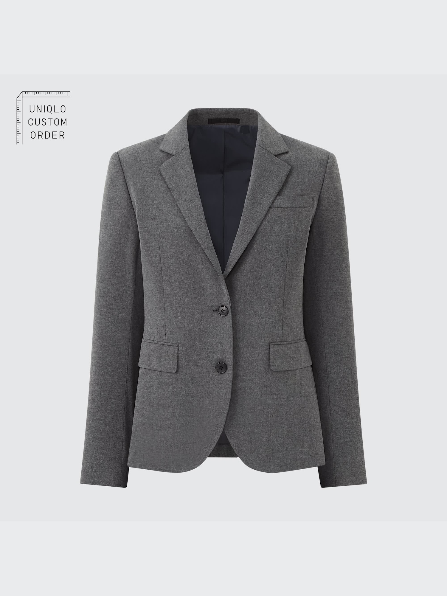 Эластичный пиджак (2 пуговицы, укороченный) — UNIQLO