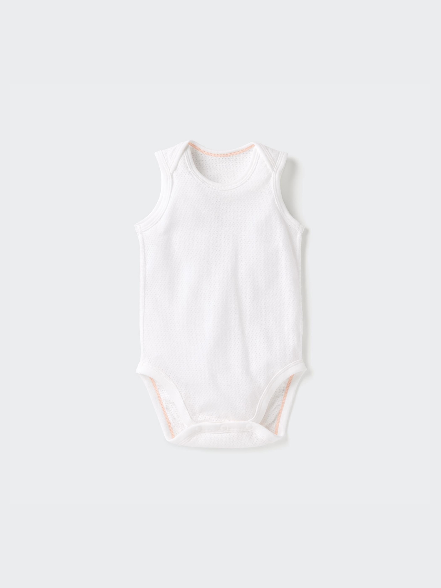 Боди сетчатое из хлопка без рукавов — UNIQLO