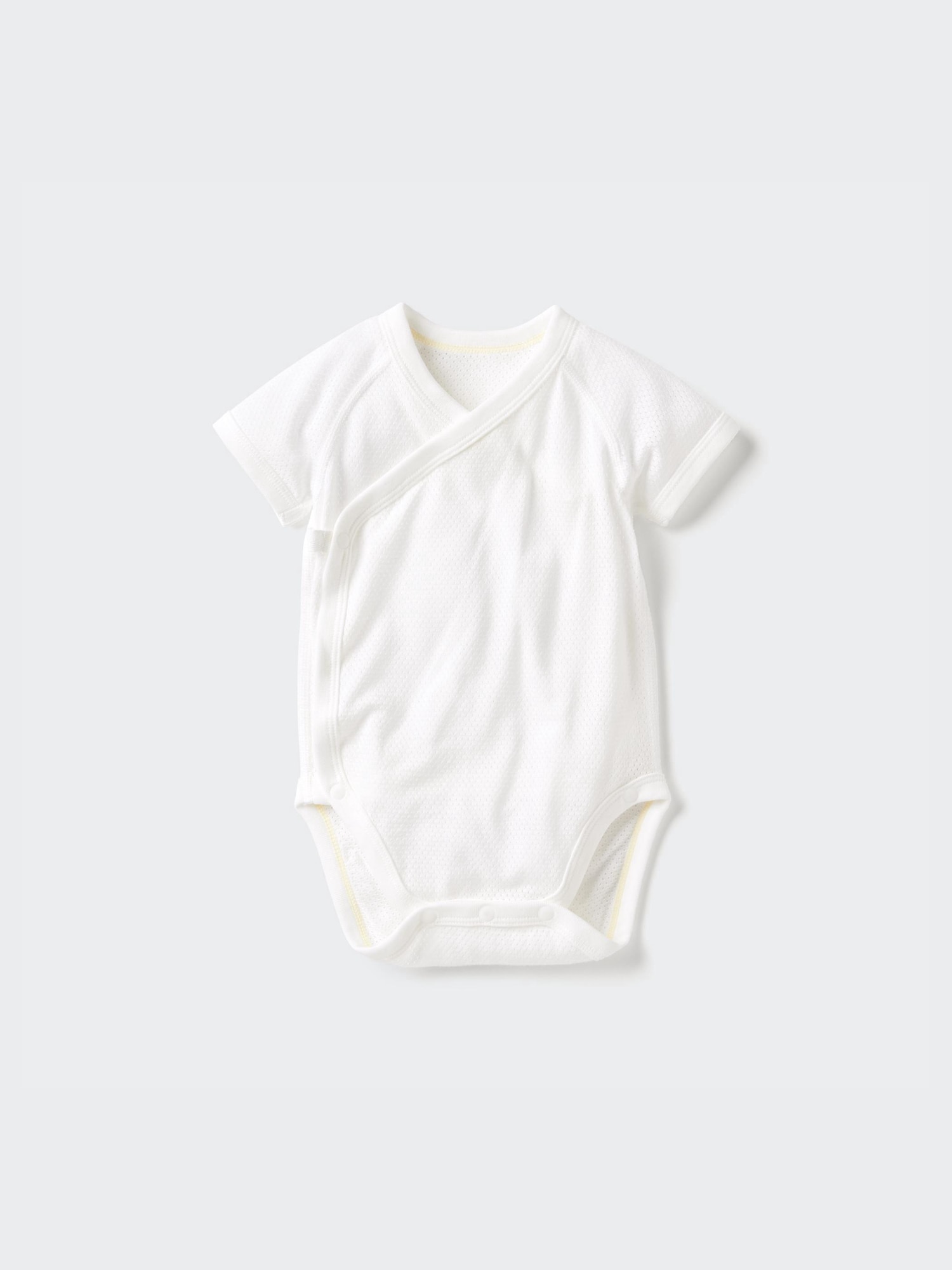 Боди сетчатое из хлопка с гульфиком — UNIQLO