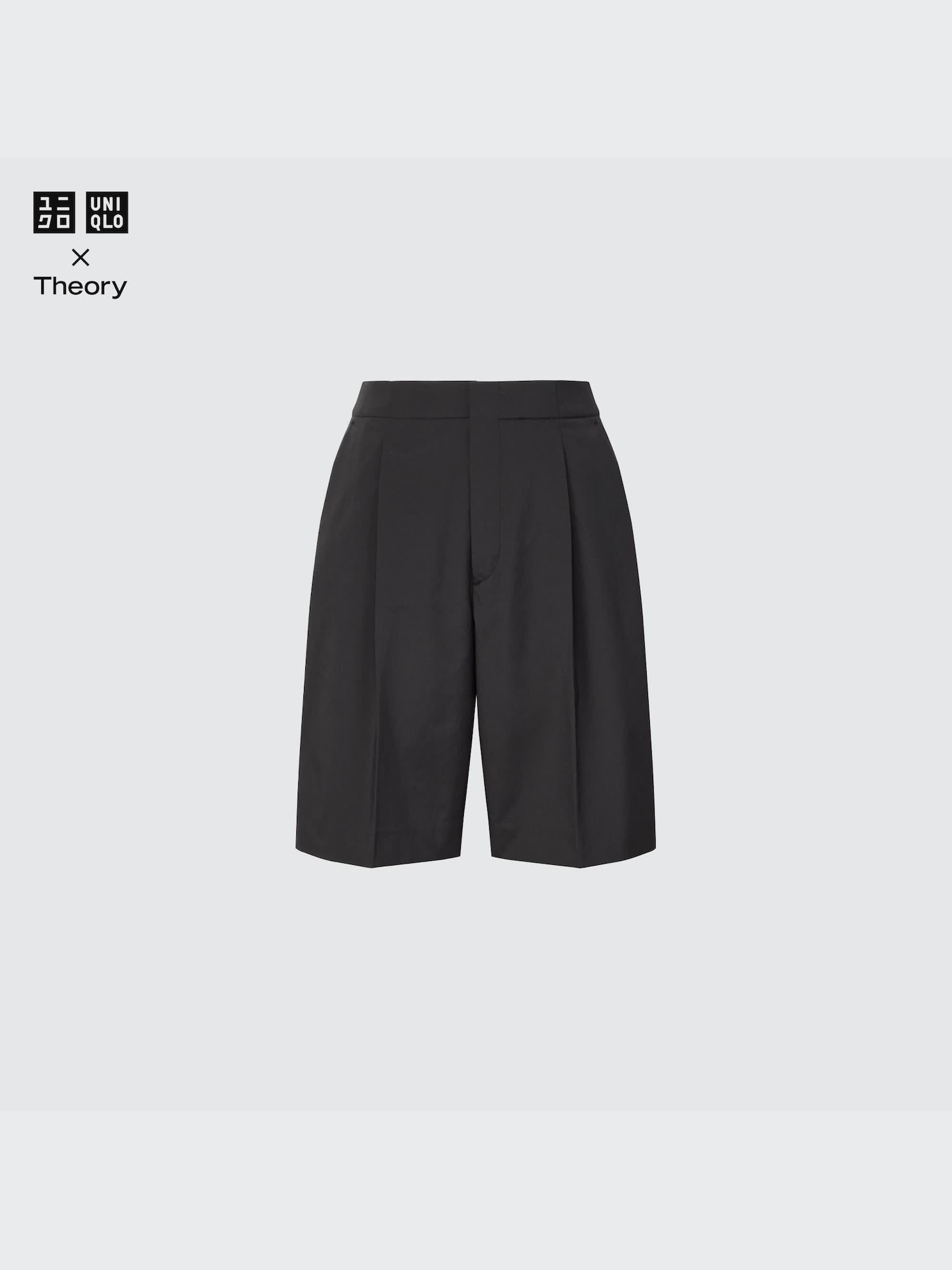 Kando шорты с защипами Easy (длина 22 см) (костюмом) — UNIQLO