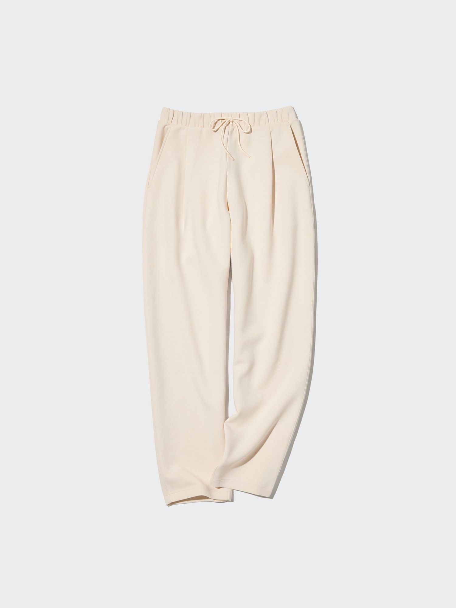 Брюки Dry зауженные со складками стандартная длина (костюмом) — UNIQLO