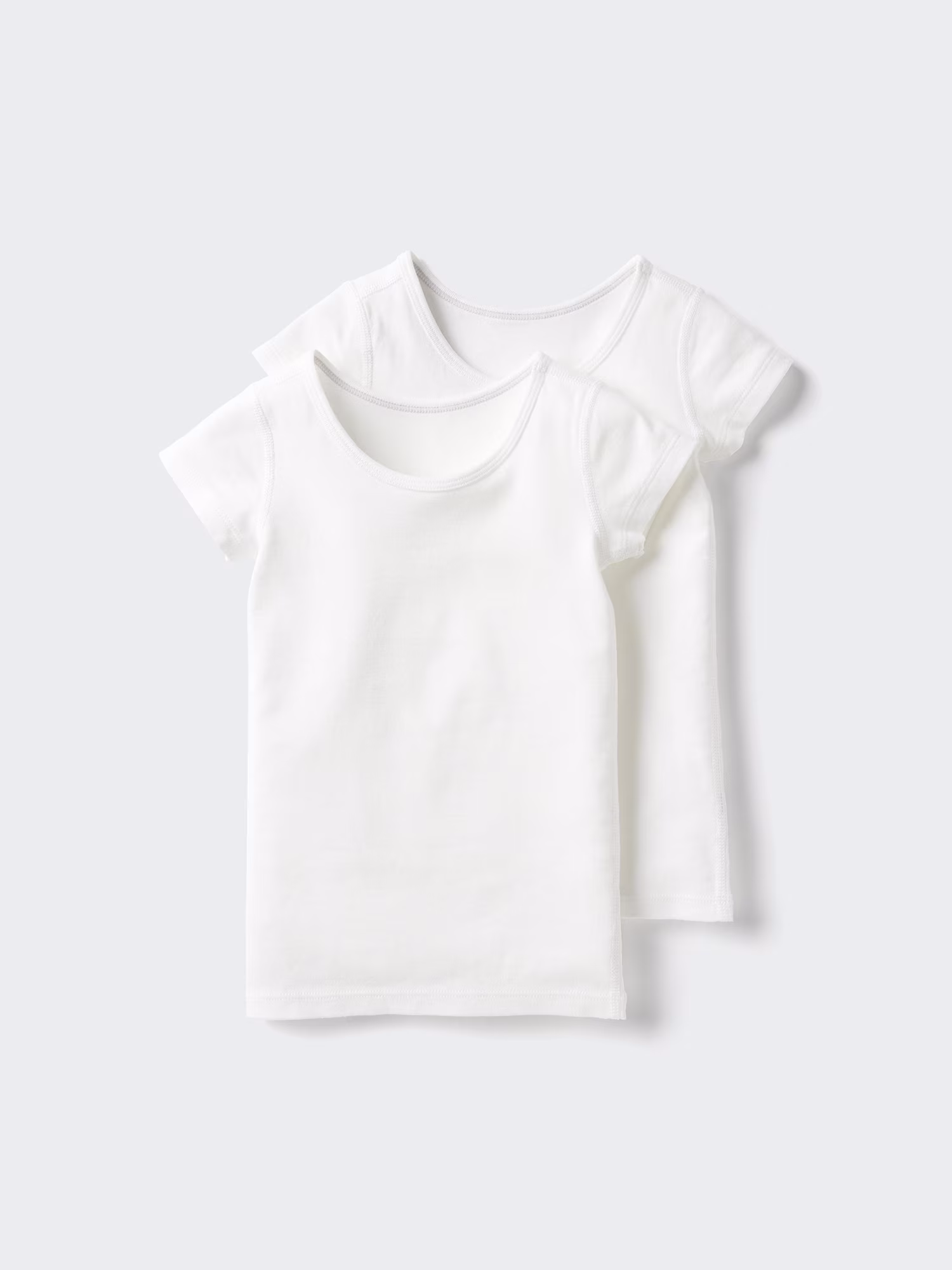 Хлопковая трикотажная футболка-бельё, 2 шт. — UNIQLO