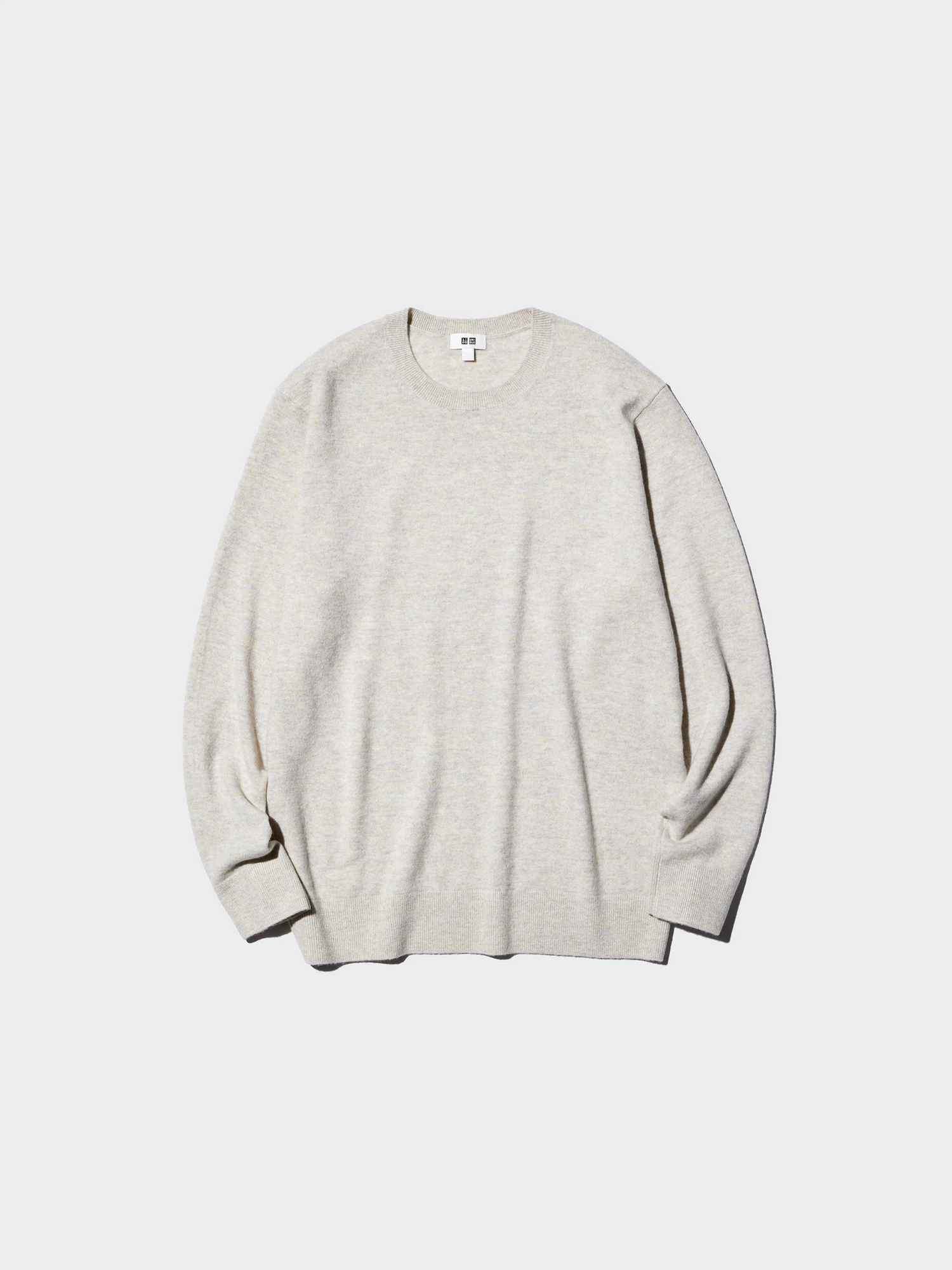 Кашемировый свитер с круглым вырезом — UNIQLO