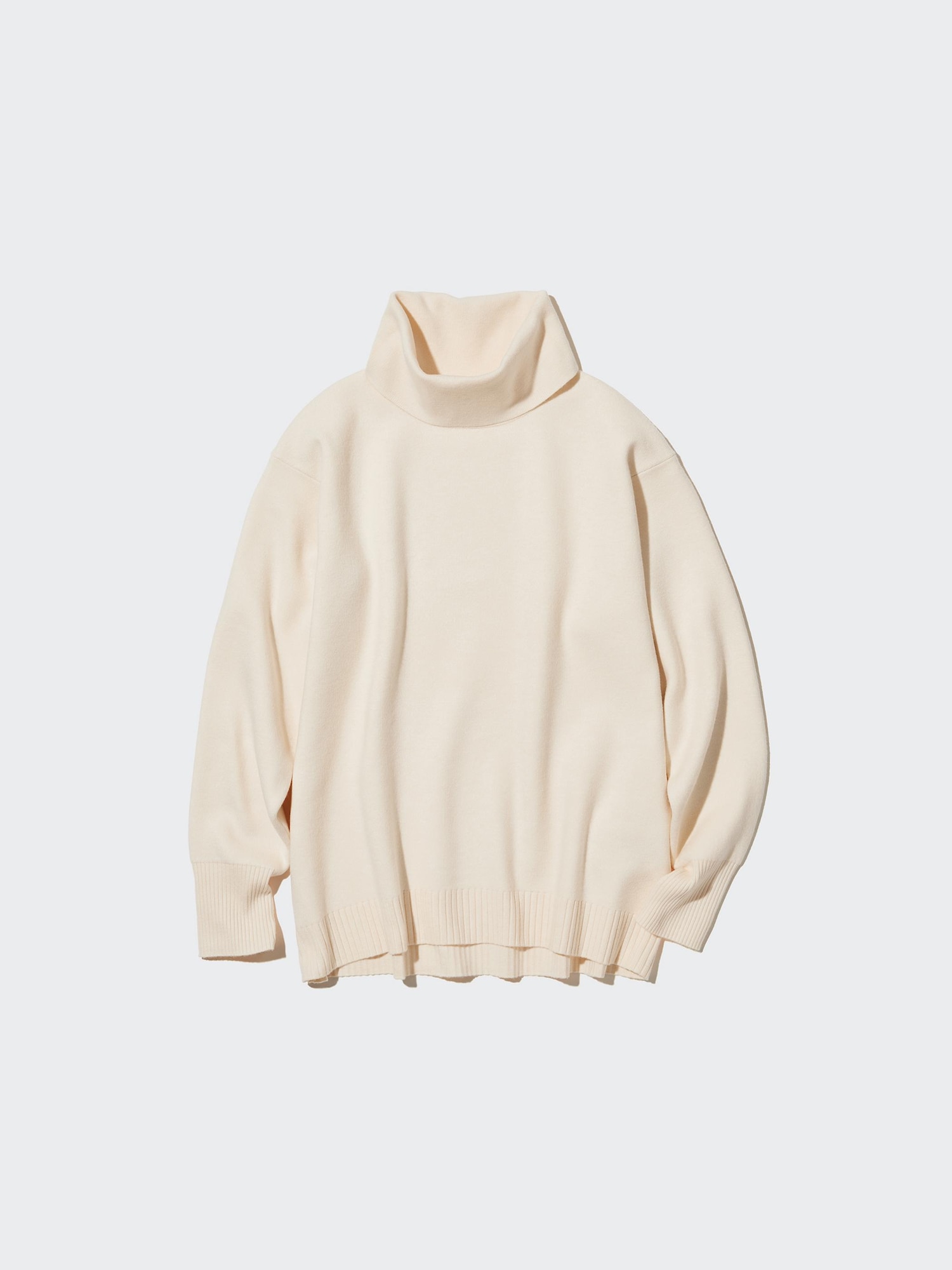 Свитер-водолазка из пряжи суфле (длинный рукав) — UNIQLO