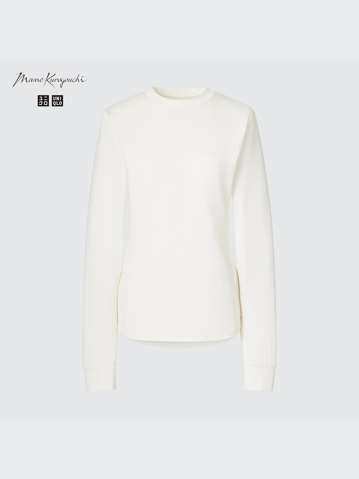 HEATTECH лонгслив с шерстью, круглый вырез — UNIQLO
