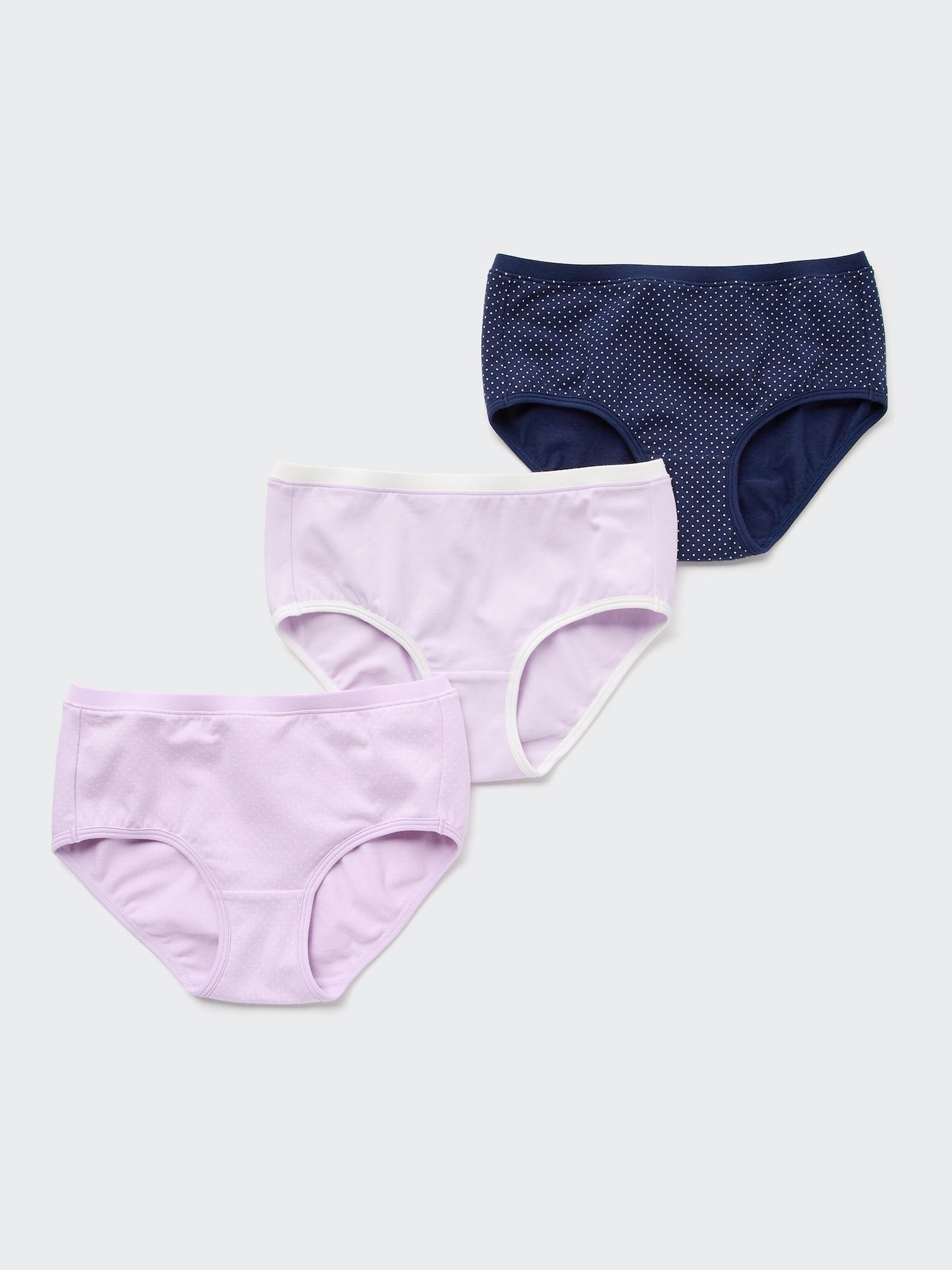 Girls трусы с низкой посадкой (3 пары) — UNIQLO