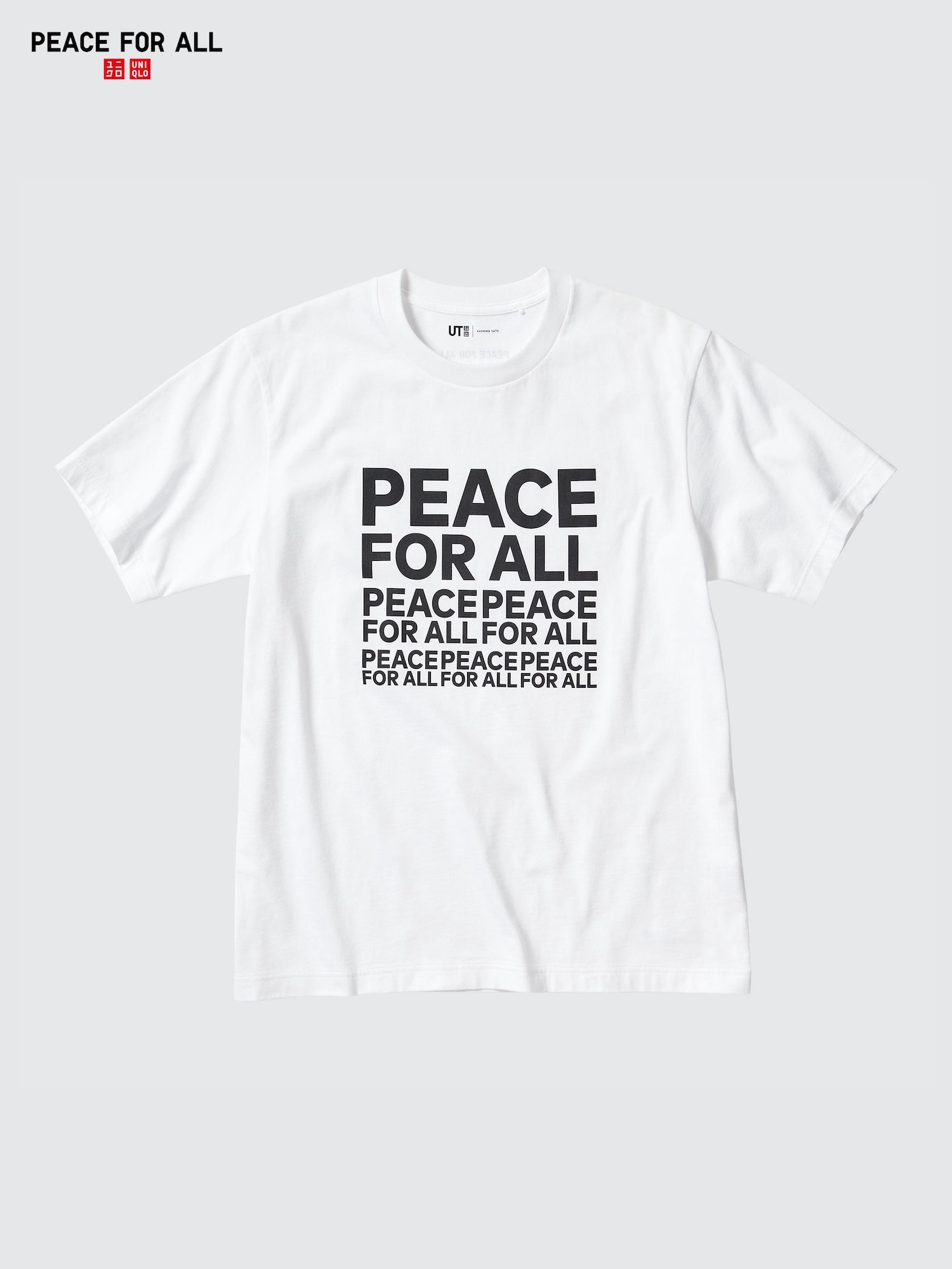 PEACE FOR ALL футболка/Сато Кашива — UNIQLO