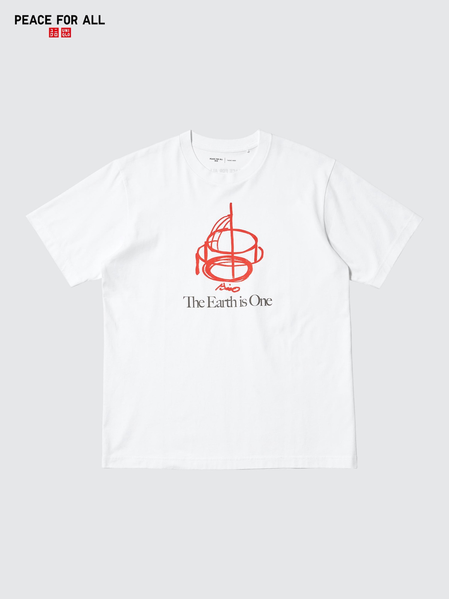 PEACE FOR ALL футболка/Андо Тадао — UNIQLO