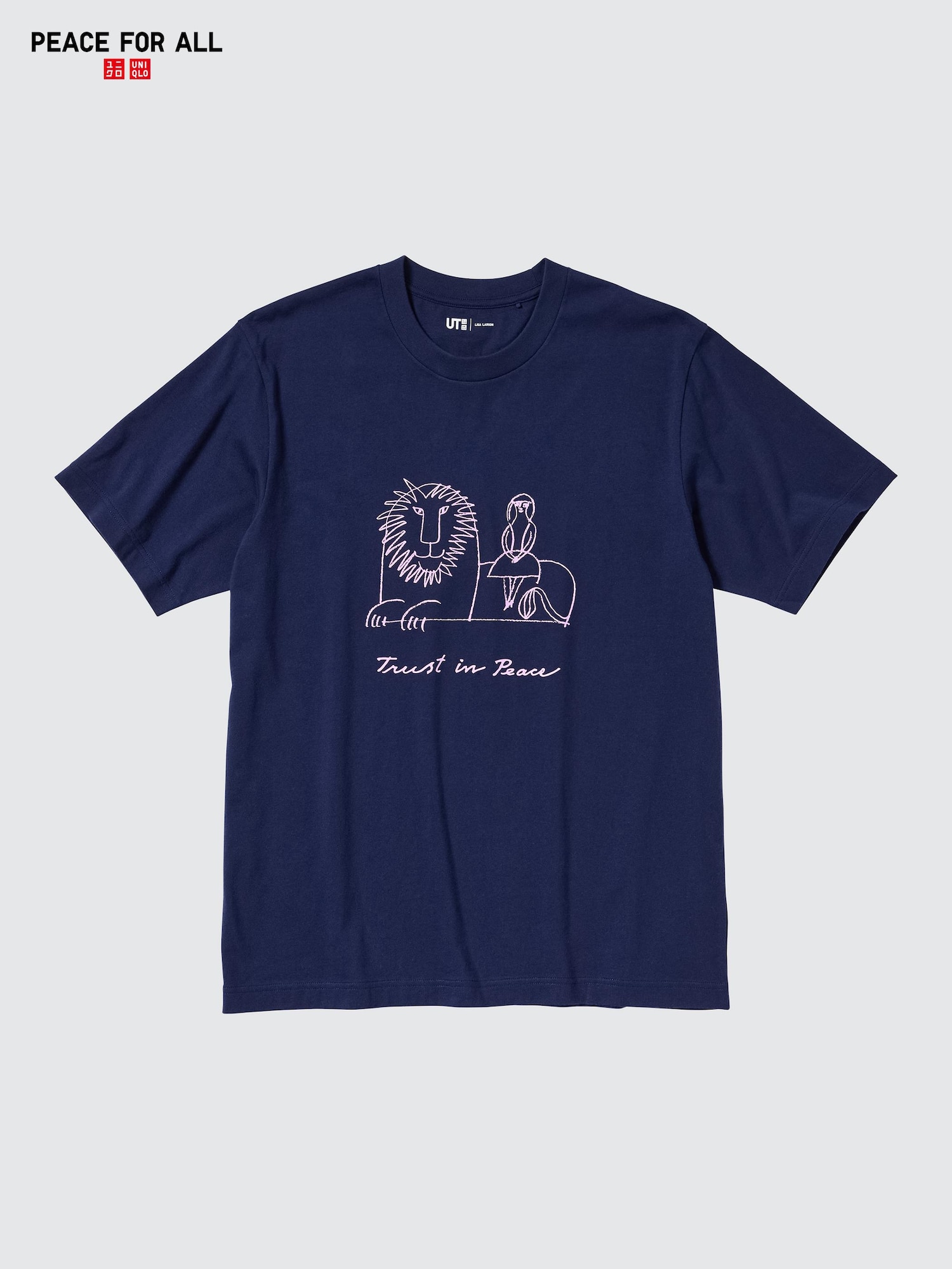 PEACE FOR ALL футболка / Lisa Larson — UNIQLO