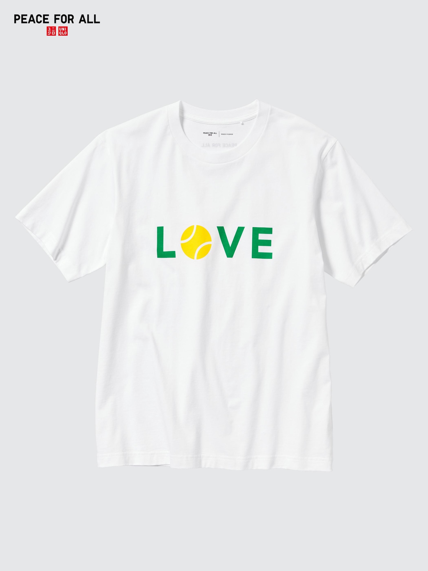 PEACE FOR ALL футболка/Роджер Федерер — UNIQLO