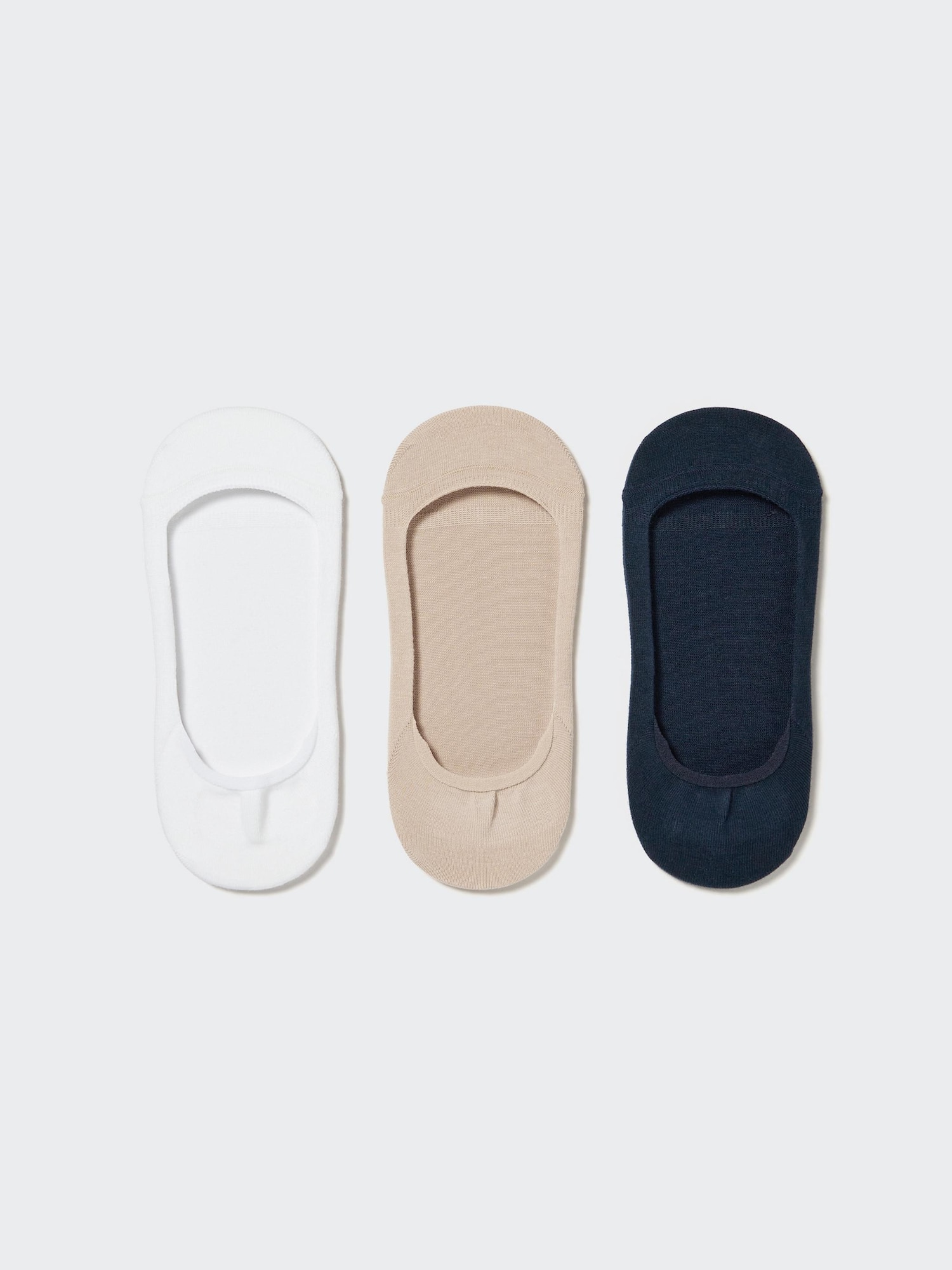 Носки ультракороткие/комплект 3 пары — UNIQLO
