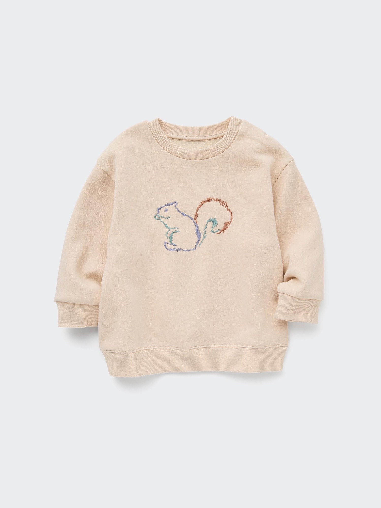 Флисовый пуловер, длинный рукав — UNIQLO