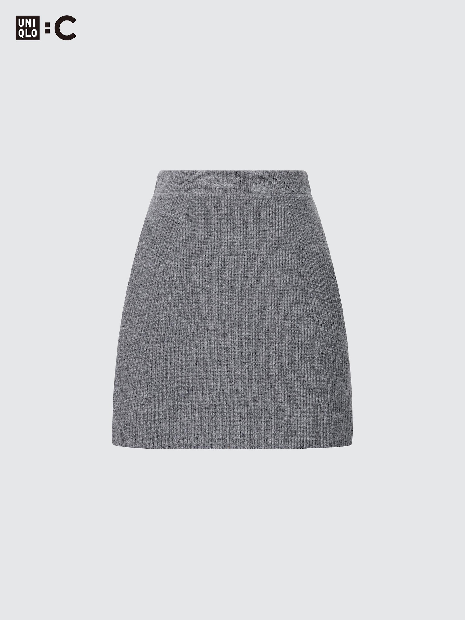 Юбка мини из ягнячьей шерсти премиум — UNIQLO