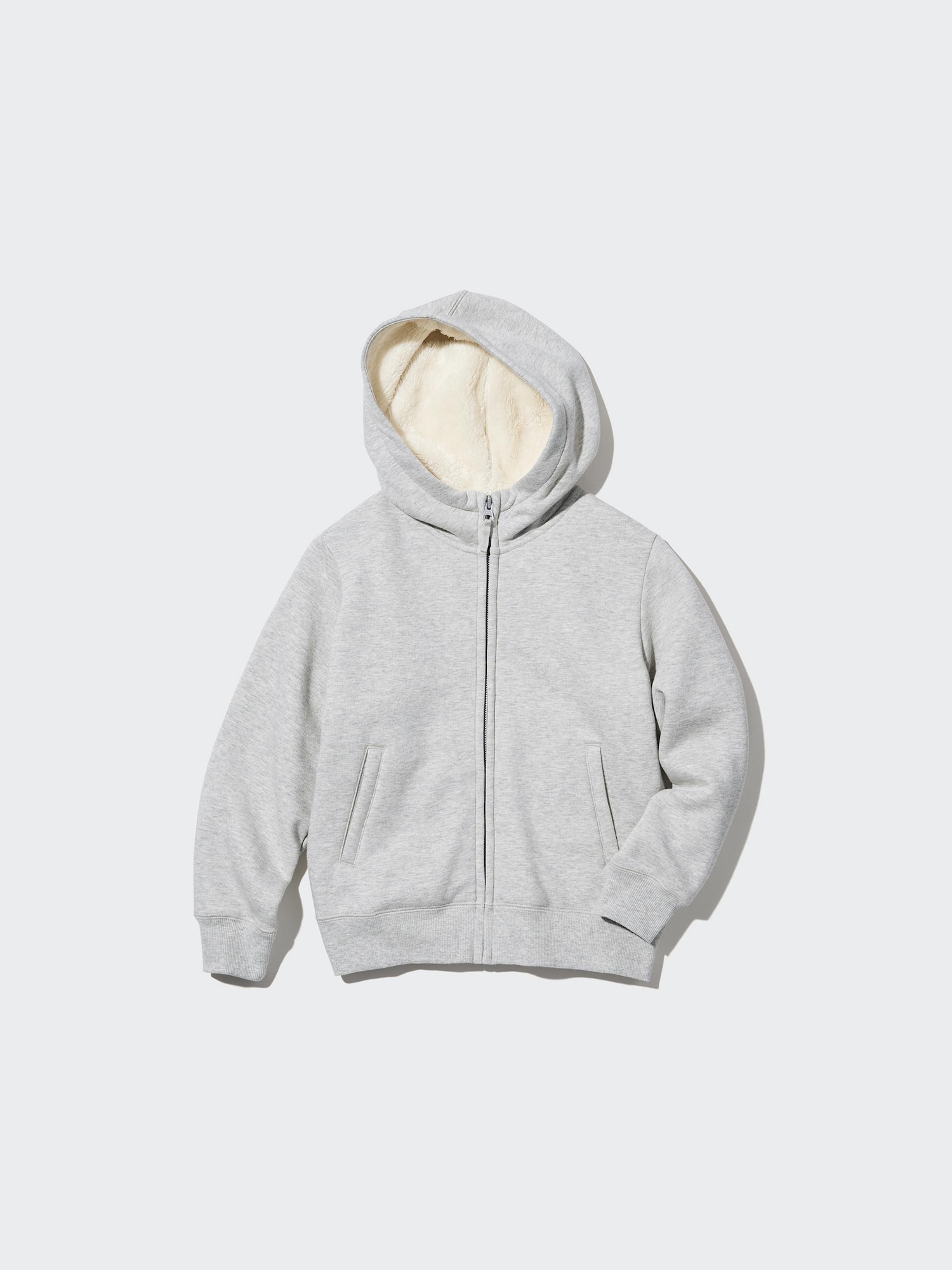 Худи из шерпа-флиса на молнии — UNIQLO