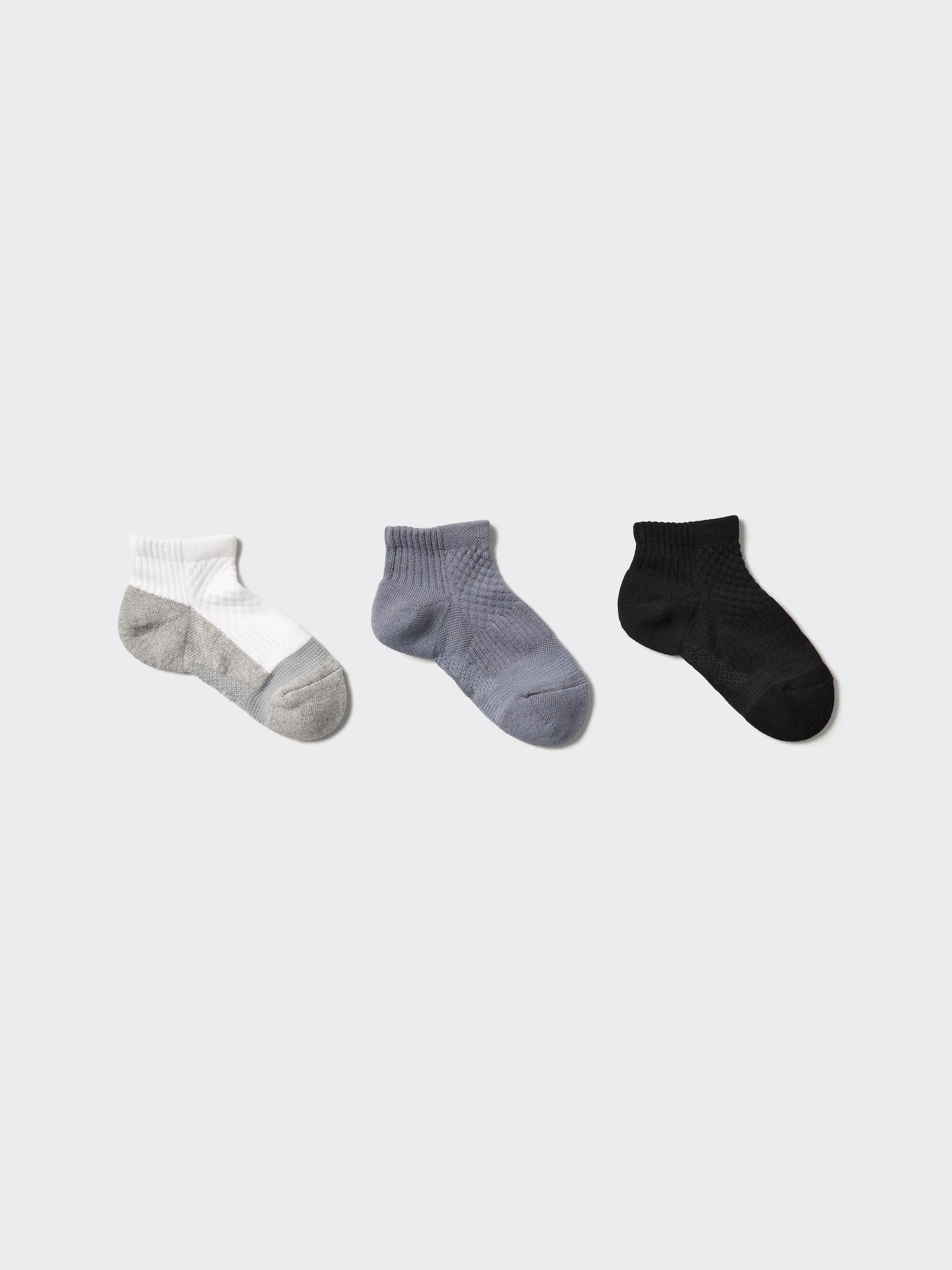 Компрессионные короткие носки (набор 3 пары) — UNIQLO