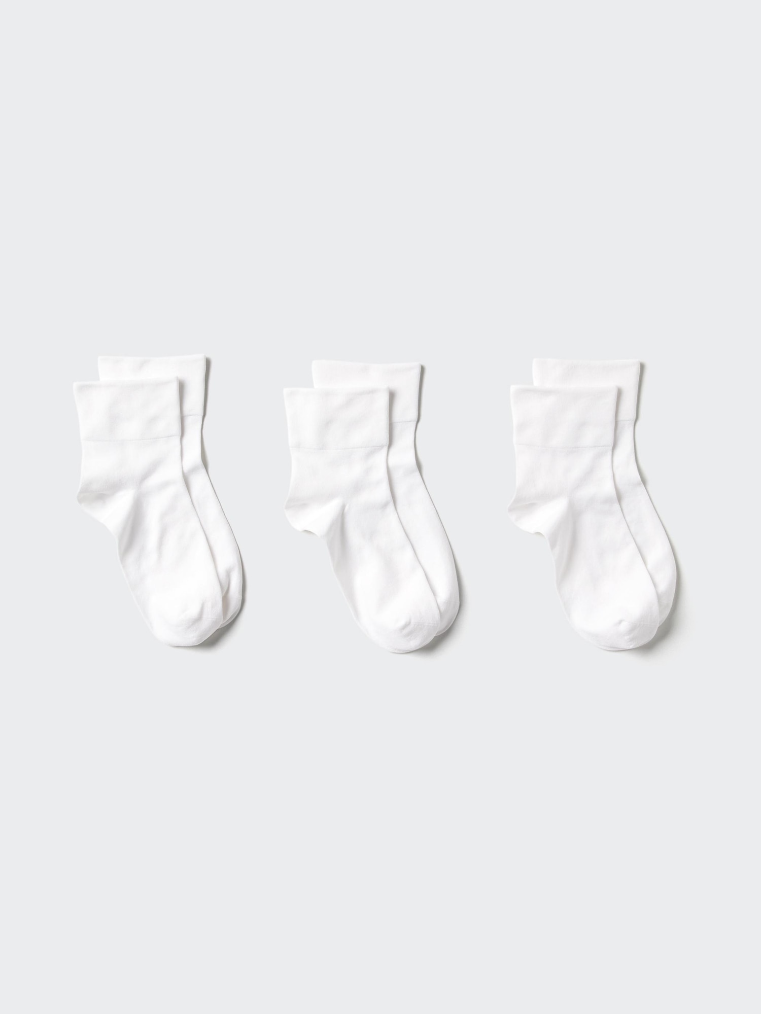Носки укороченные зауженные, 3 пары — UNIQLO