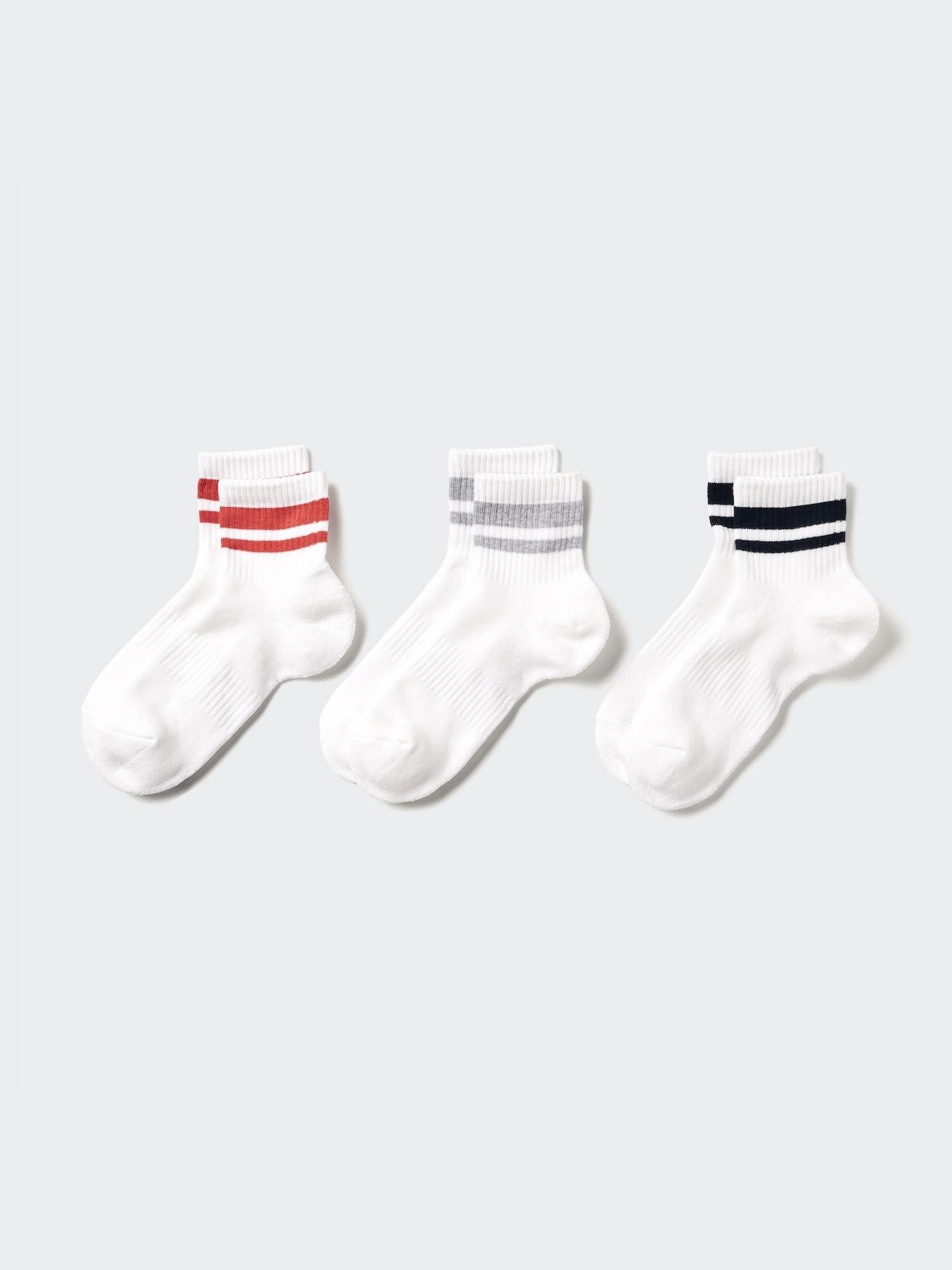 Носки 3 пары / с махровой полосой — UNIQLO