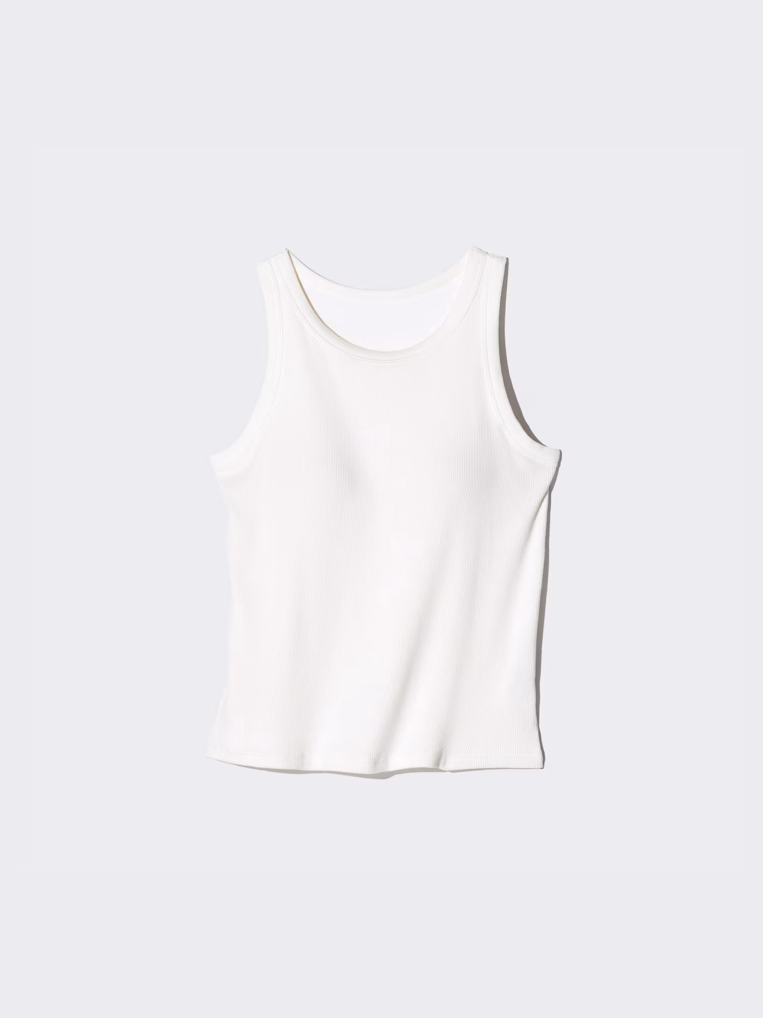 Бра-топ из рубчатого трикотажа с американской проймой — UNIQLO