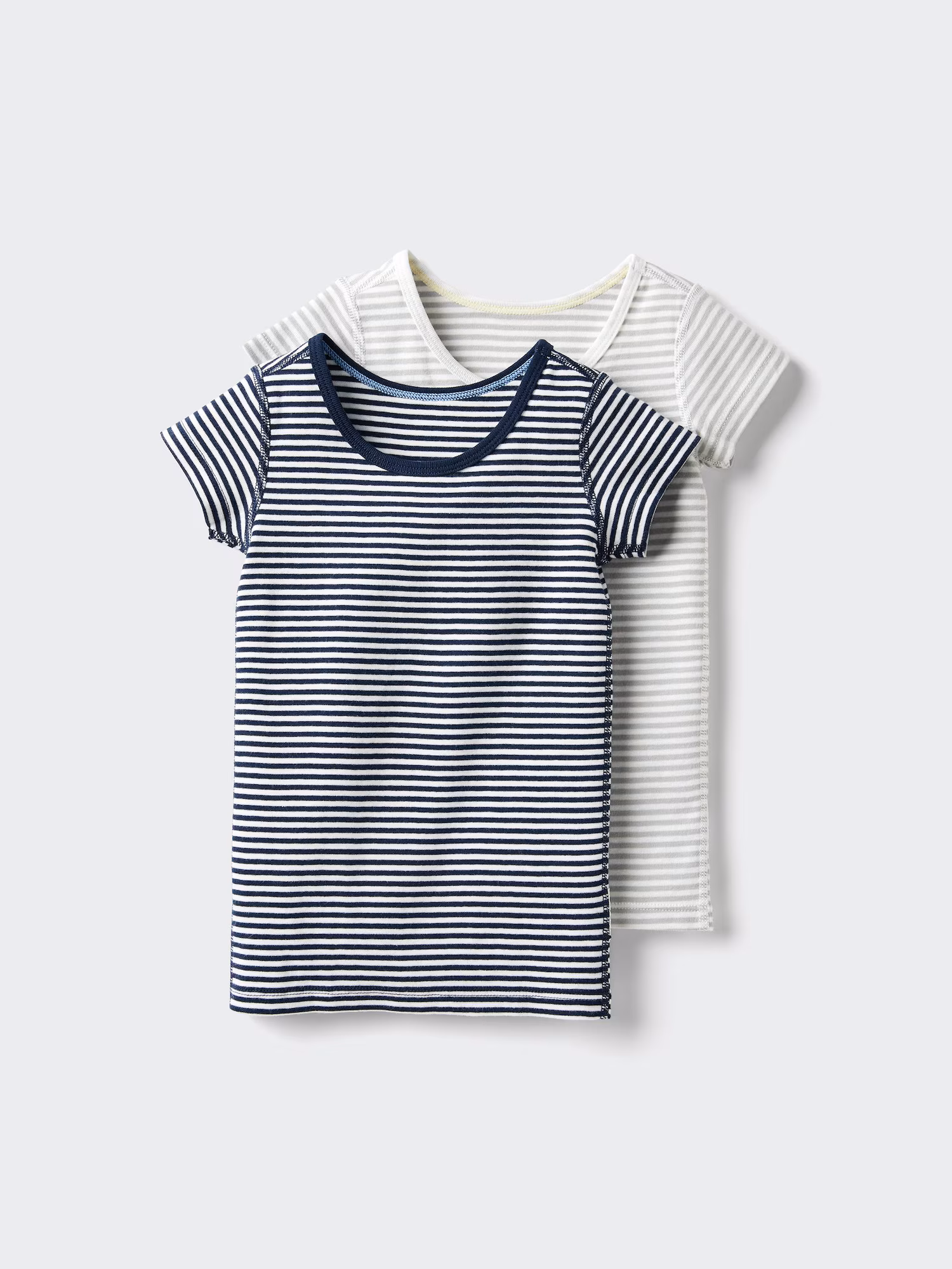 Хлопковая трикотажная футболка-бельё, 2 шт. — UNIQLO