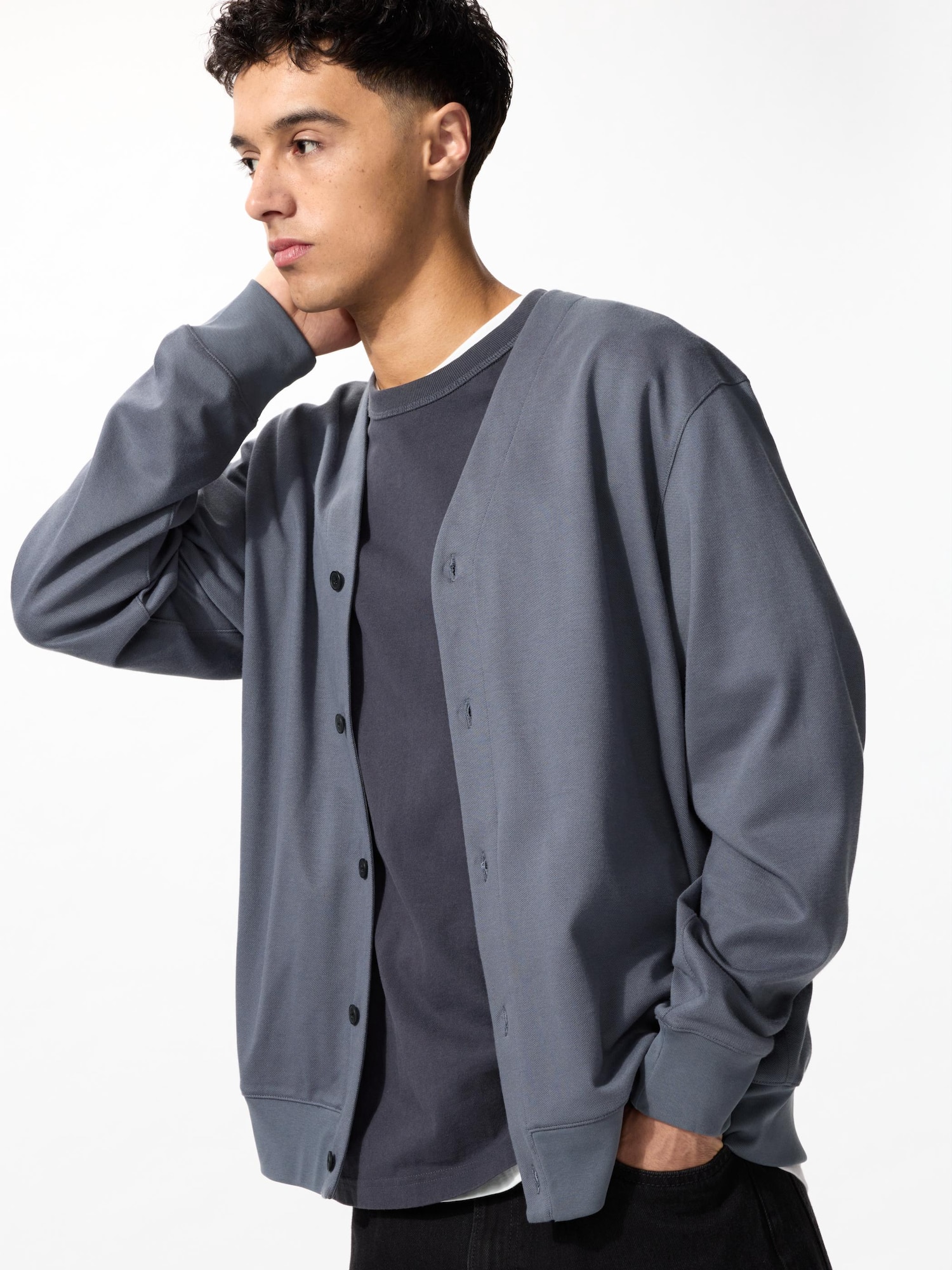 AIRism хлопковый кардиган — UNIQLO