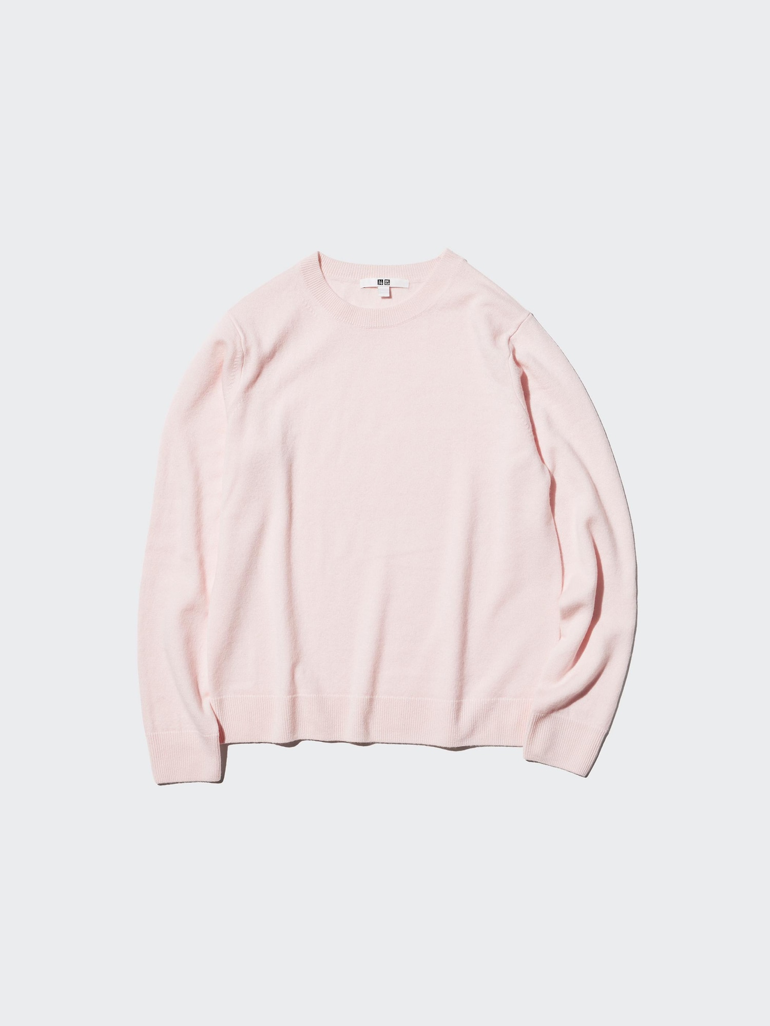 Кашемировый свитер с круглым вырезом — UNIQLO