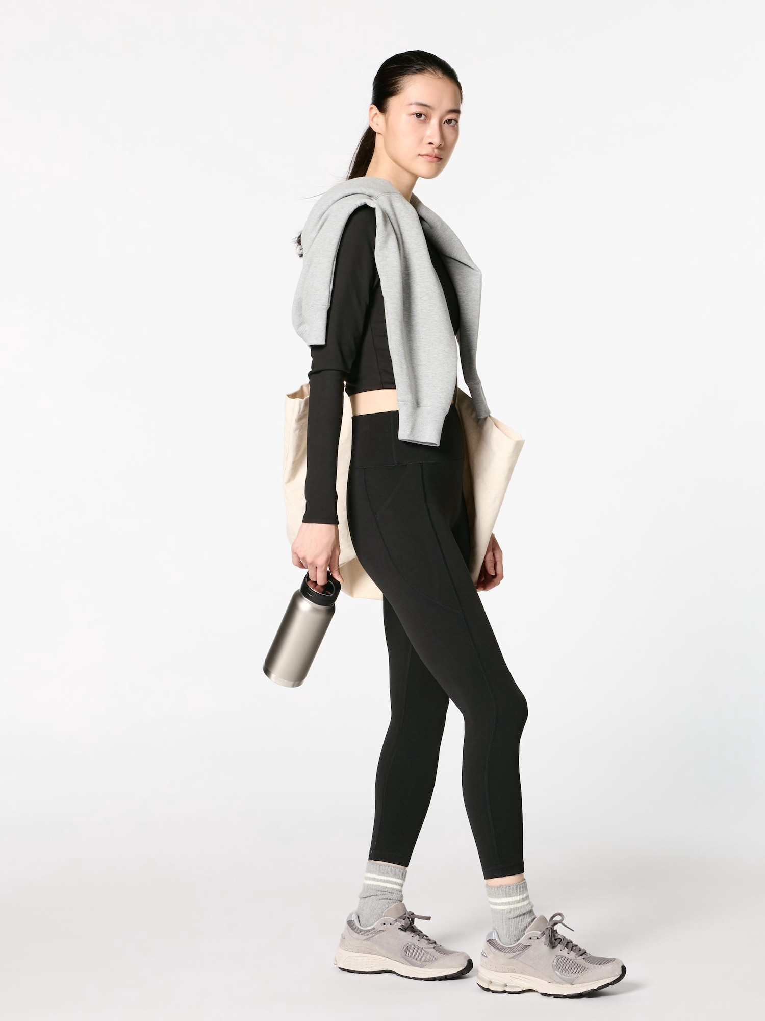 Леггинсы AIRism Ultra Stretch с UV-защитой — UNIQLO