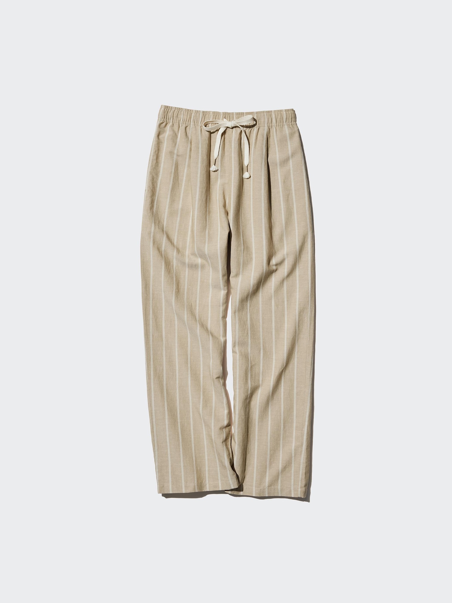 Брюки из льна свободного кроя — UNIQLO