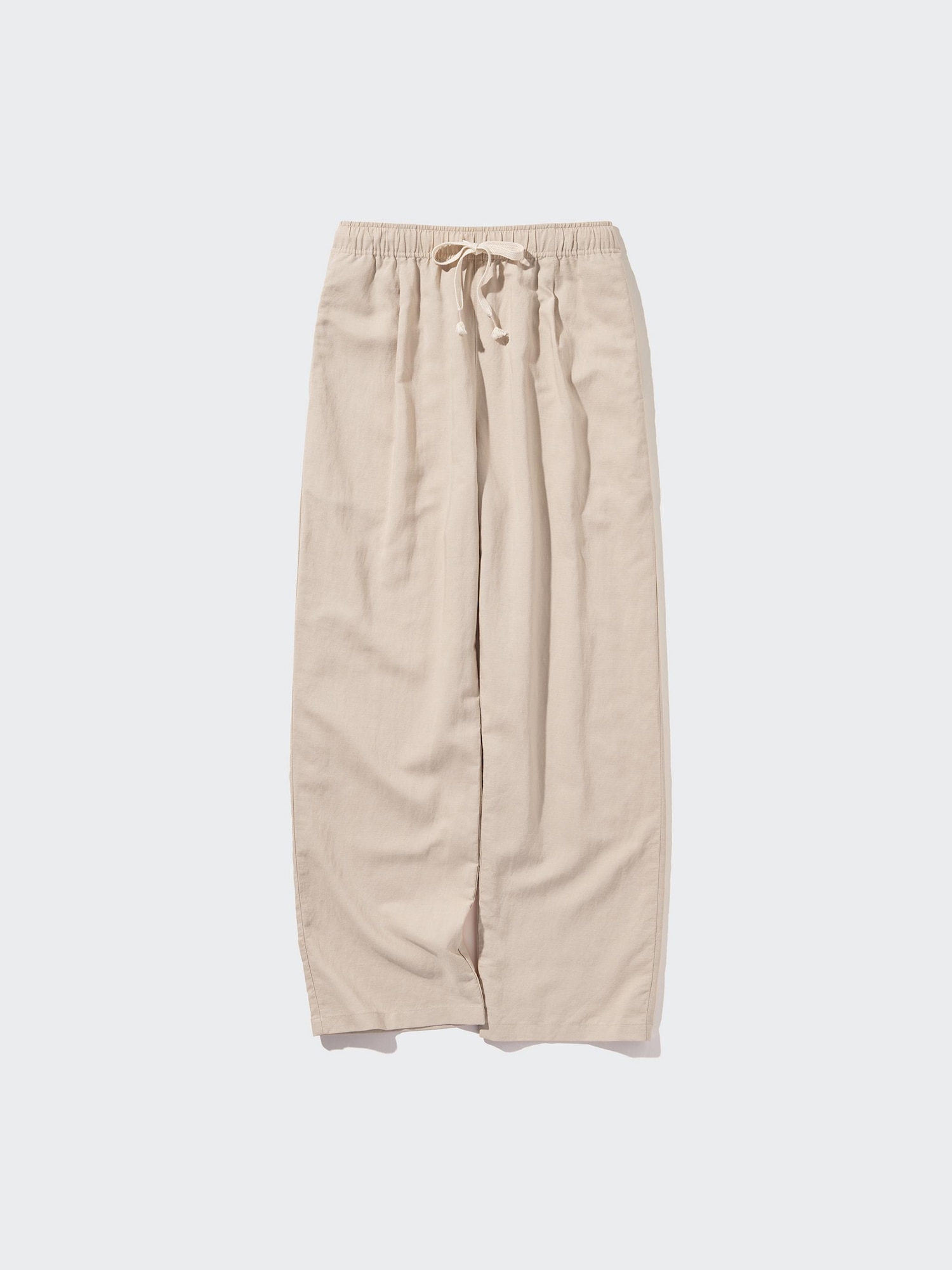 Брюки из льна свободного кроя — UNIQLO