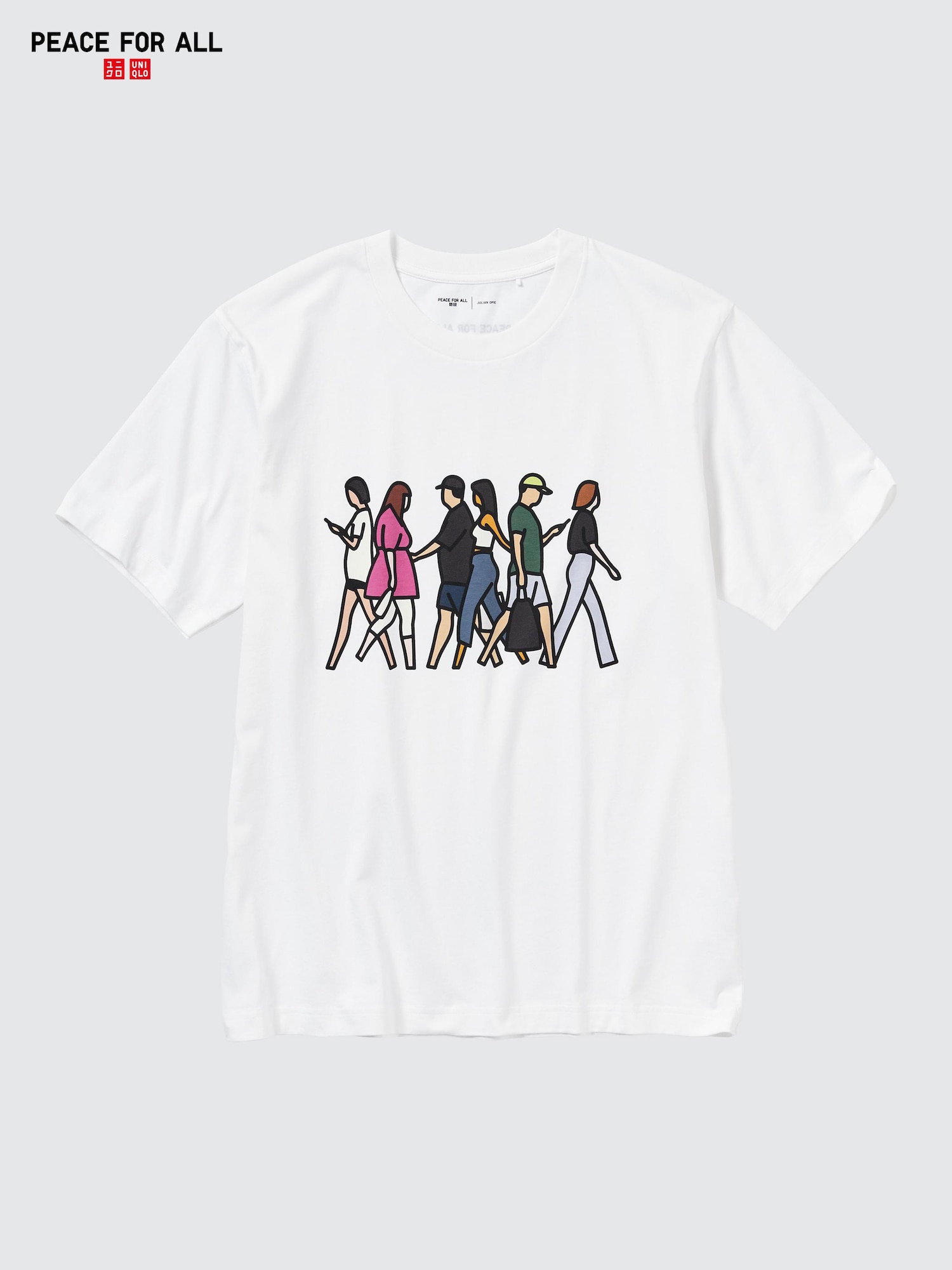 PEACE FOR ALL футболка / Julian Opie — UNIQLO
