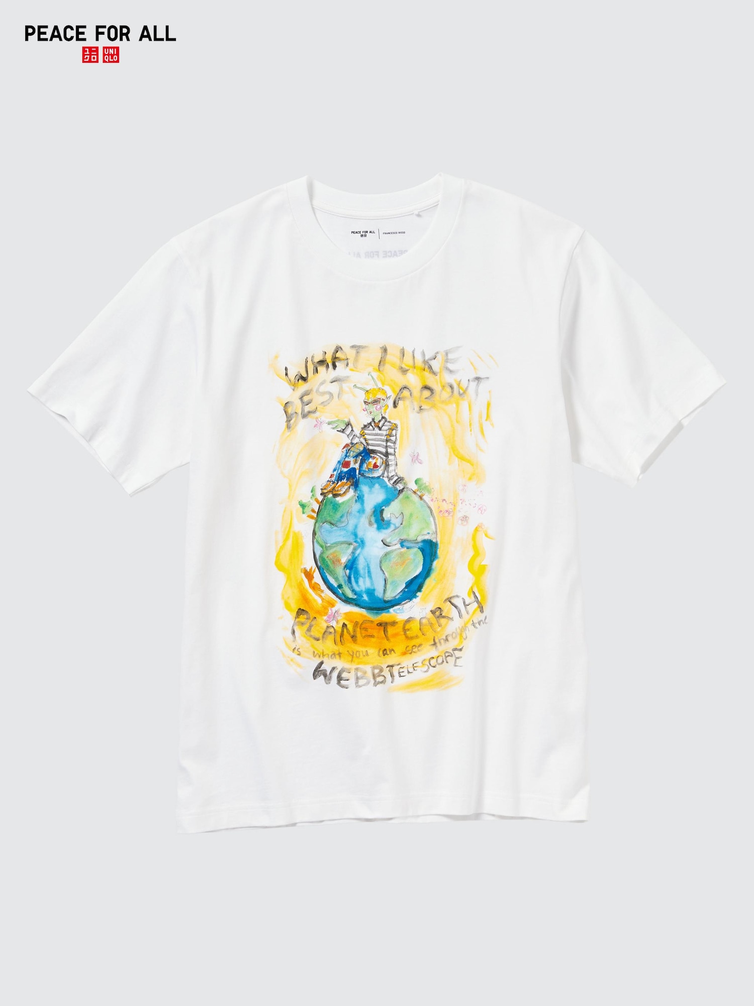 PEACE FOR ALL футболка / Francesco Risso — UNIQLO