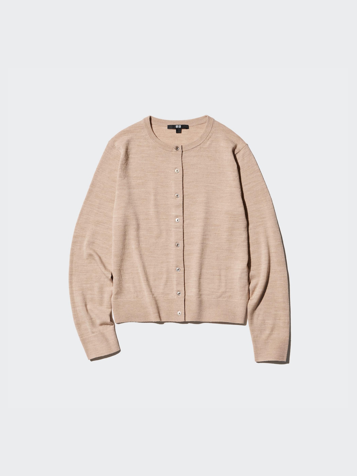 Кардиган из мериноса с круглым вырезом — UNIQLO