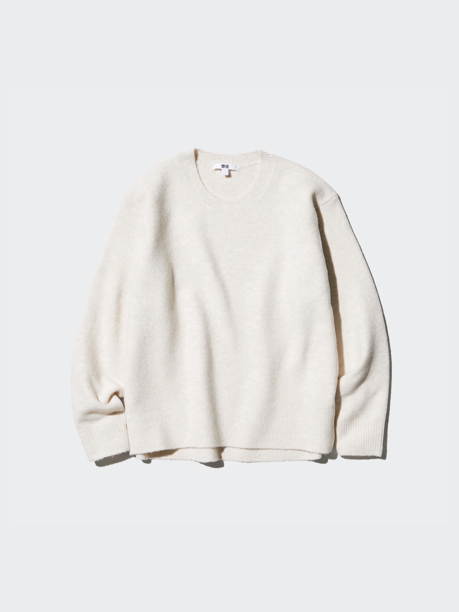 Свитер с круглым вырезом, суфле-пряжа — UNIQLO