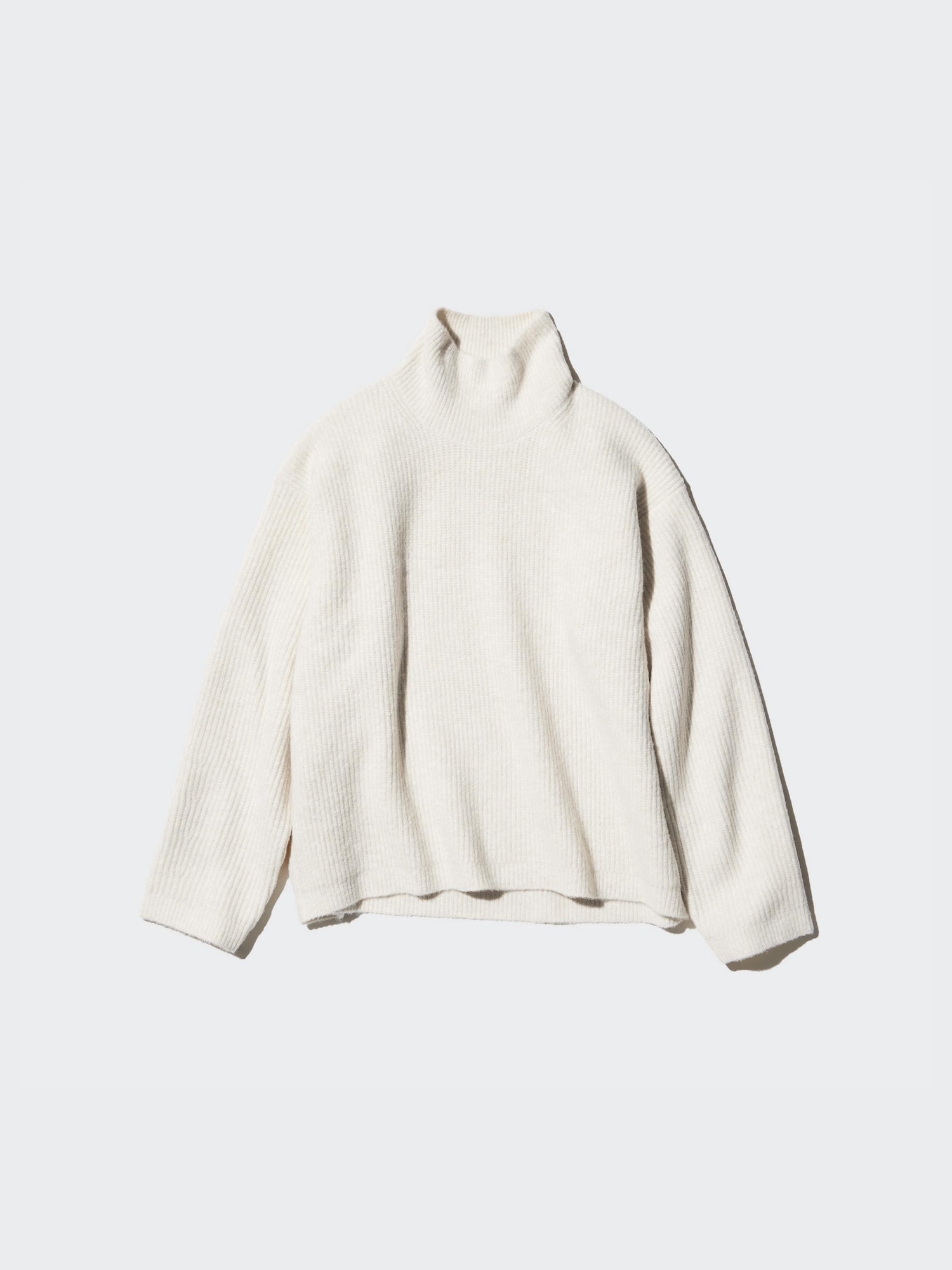 Свитер с высоким воротником, суфле-пряжа — UNIQLO