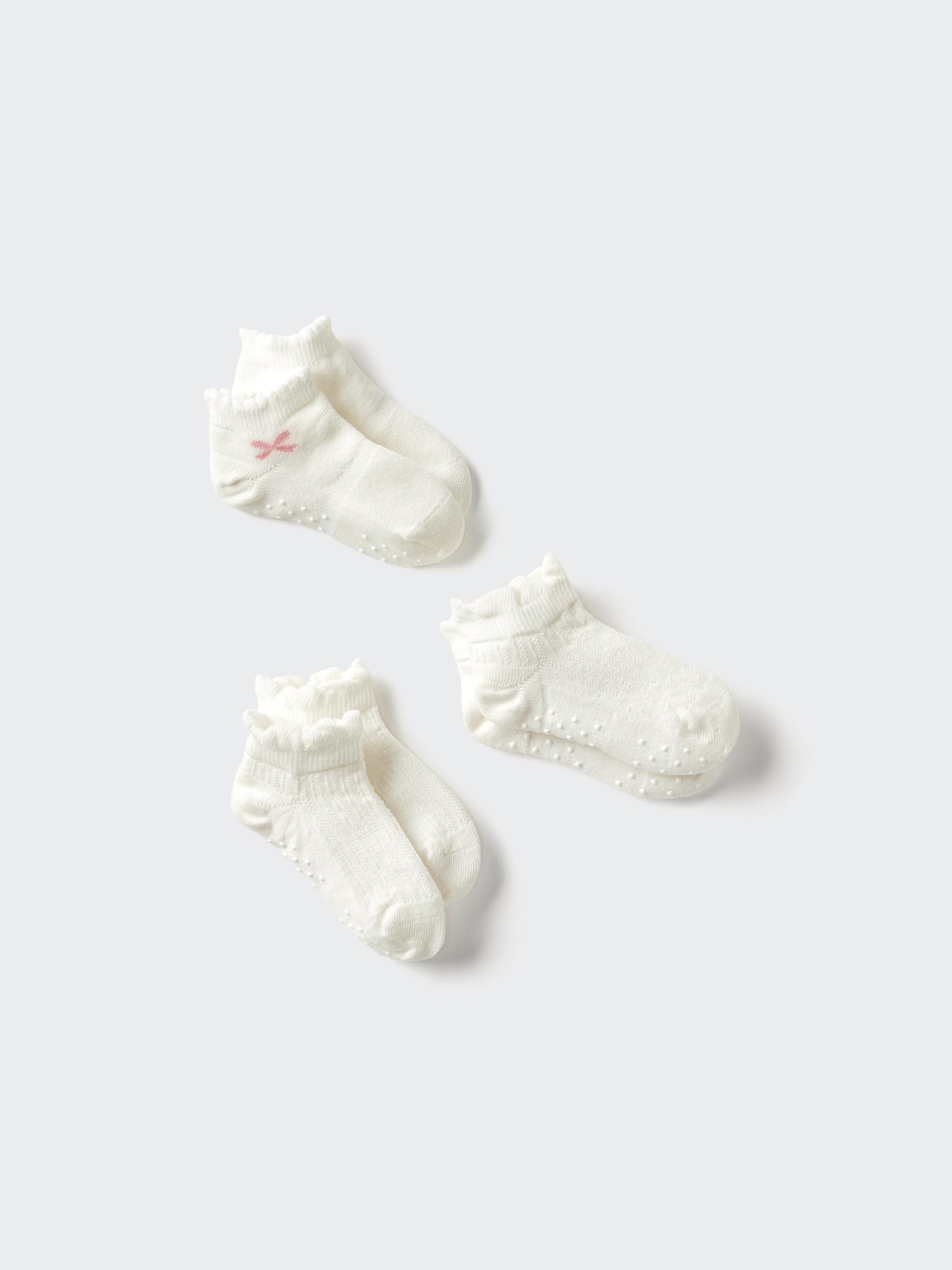 Короткие носки (набор 3 пары) — UNIQLO