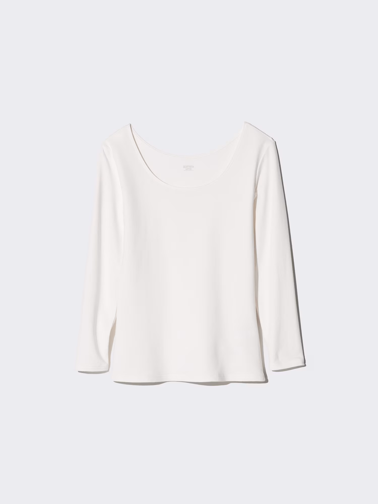 HEATTECH Extra Warm хлопковое термобельё U-вырез средний рукав — UNIQLO