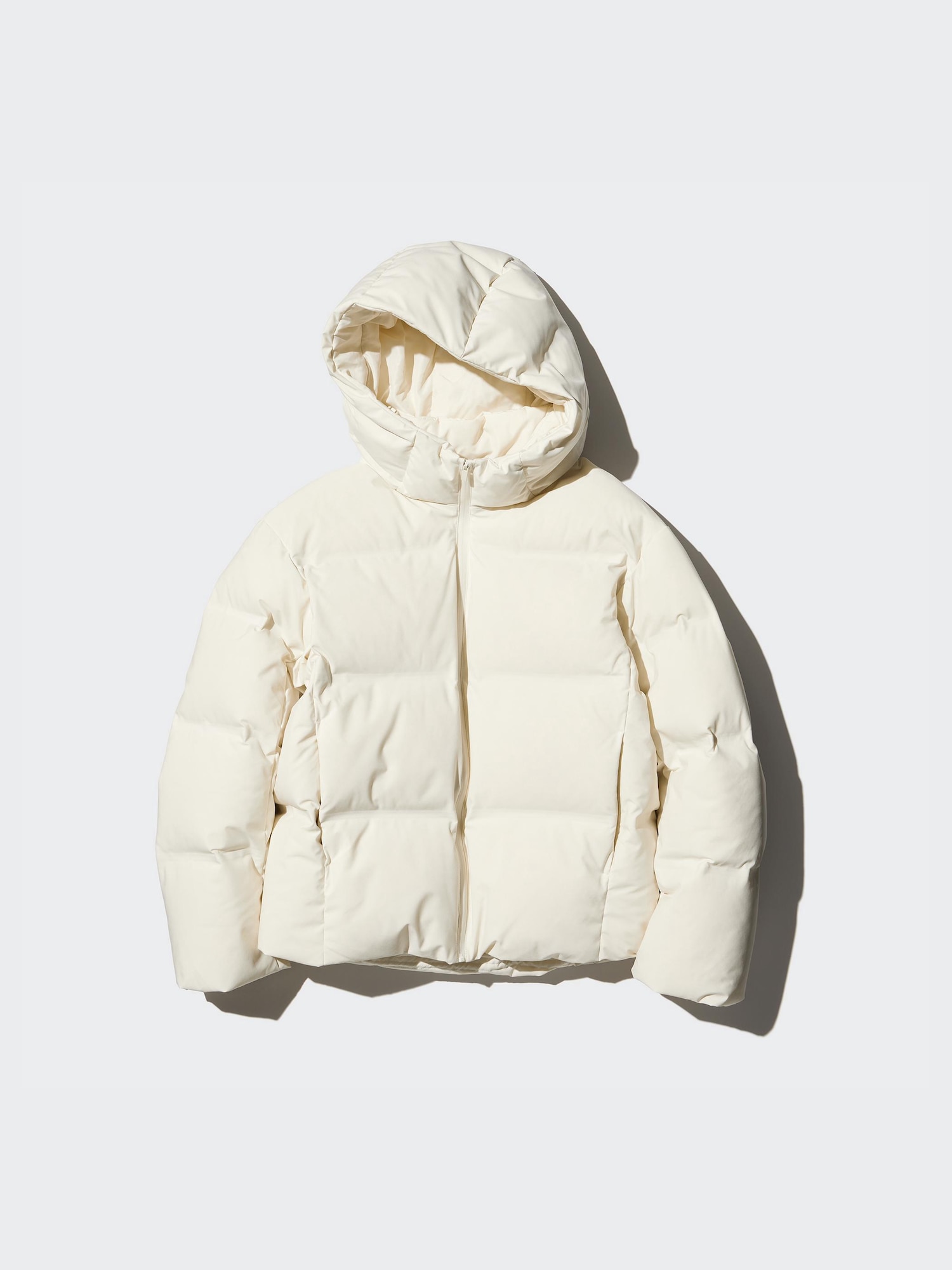Бесшовный пуховик с капюшоном — UNIQLO
