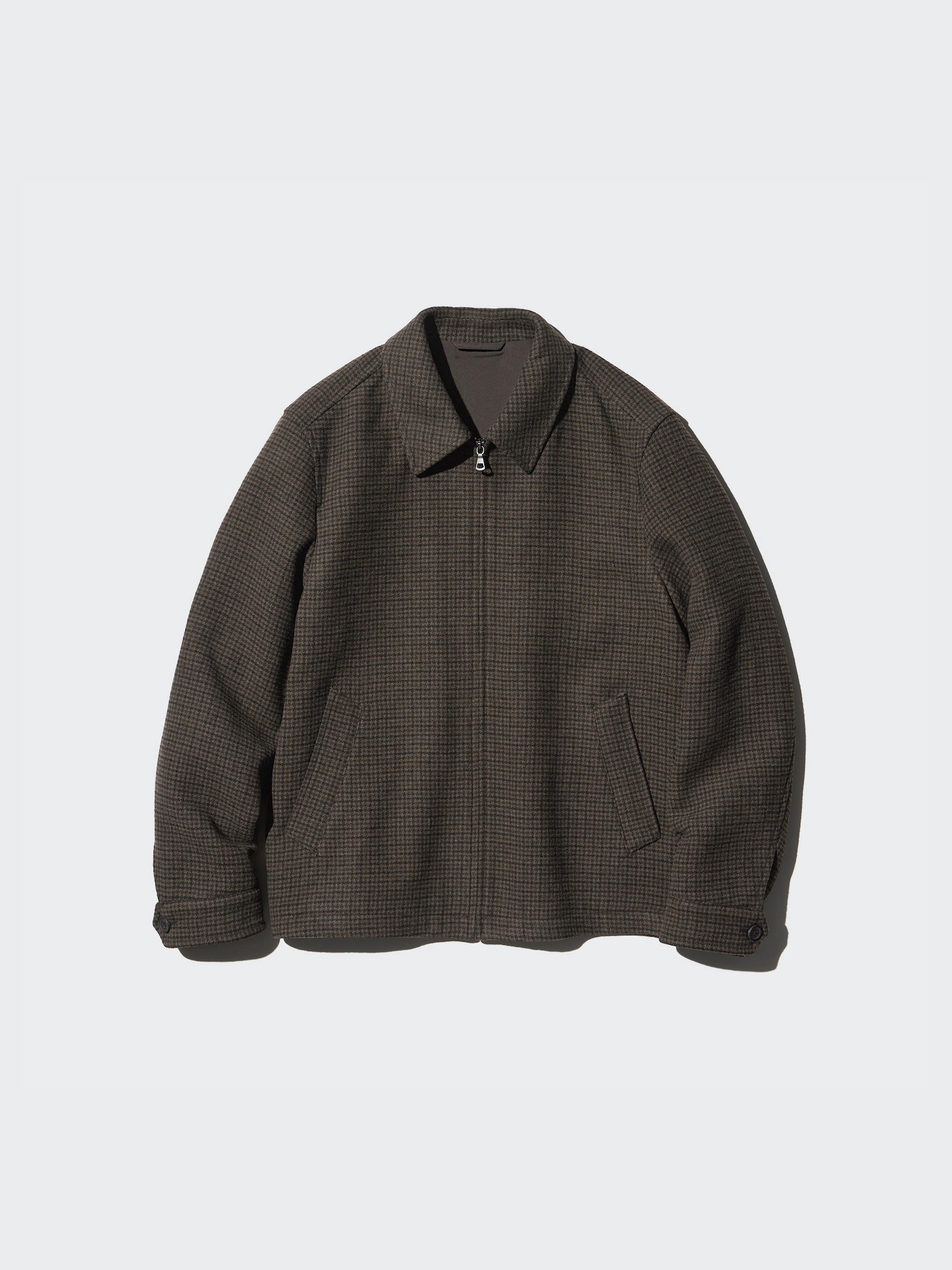 Однотонный короткий блузон — UNIQLO
