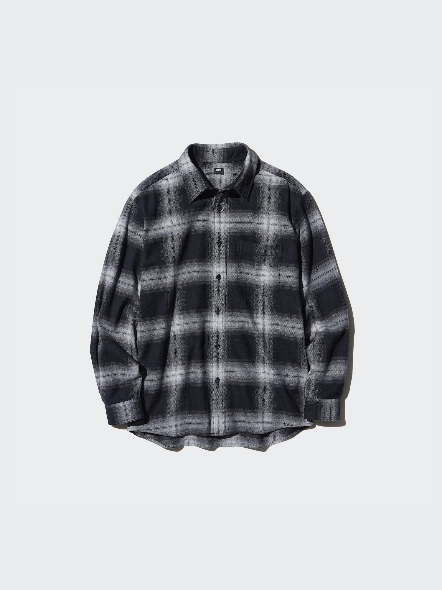 Фланелевая рубашка в клетку — UNIQLO