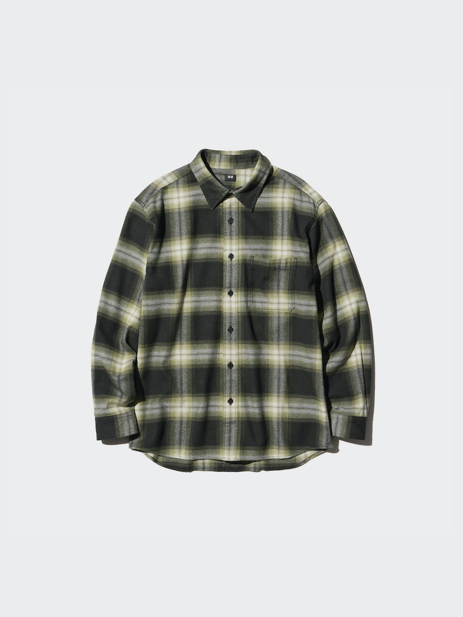 Фланелевая рубашка в клетку — UNIQLO